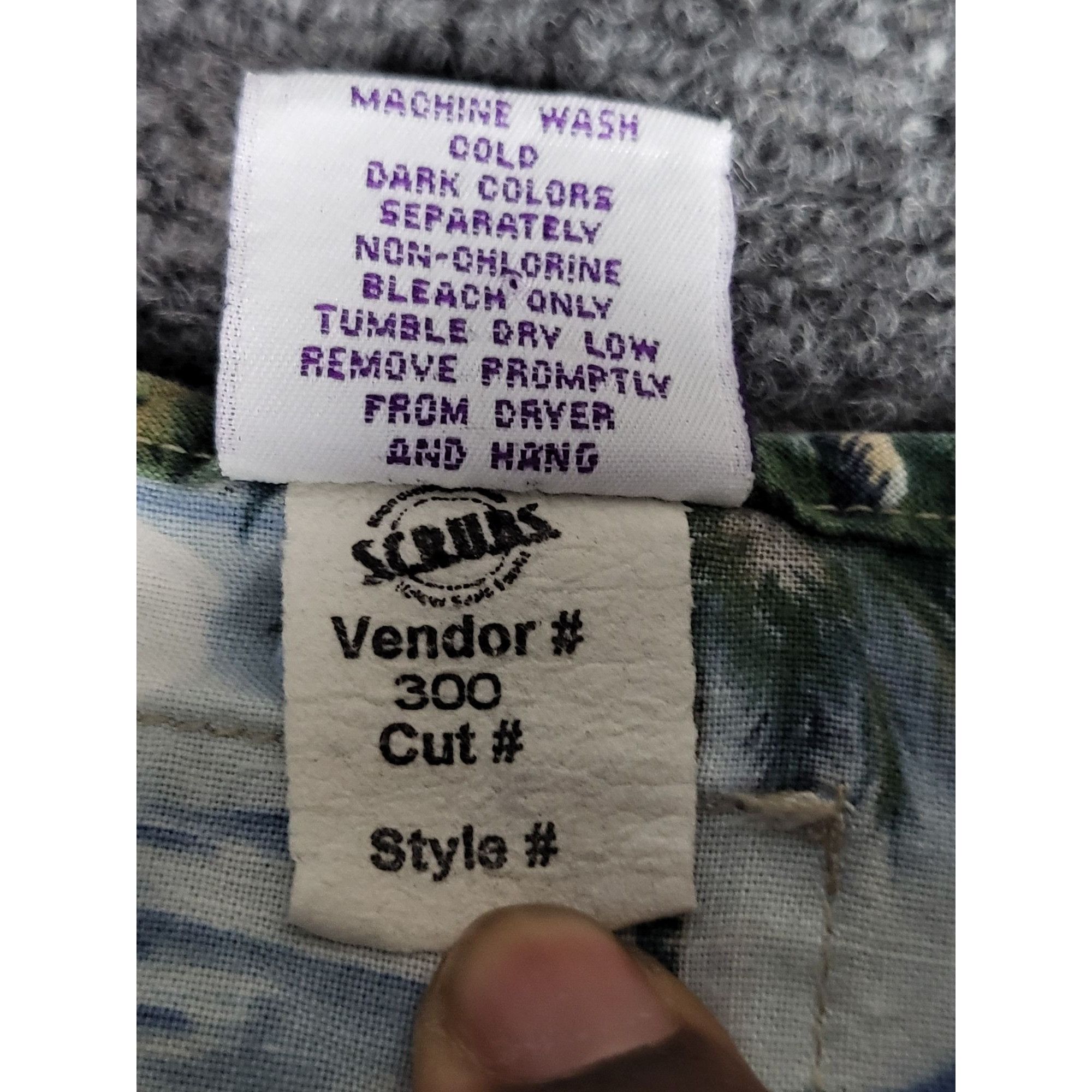 Vintage S.C.R.U.B.S Rare Tropical Scrub Top Unisex Sz L Island Beach Size L / US 10 / IT 46 - 10 Thumbnail