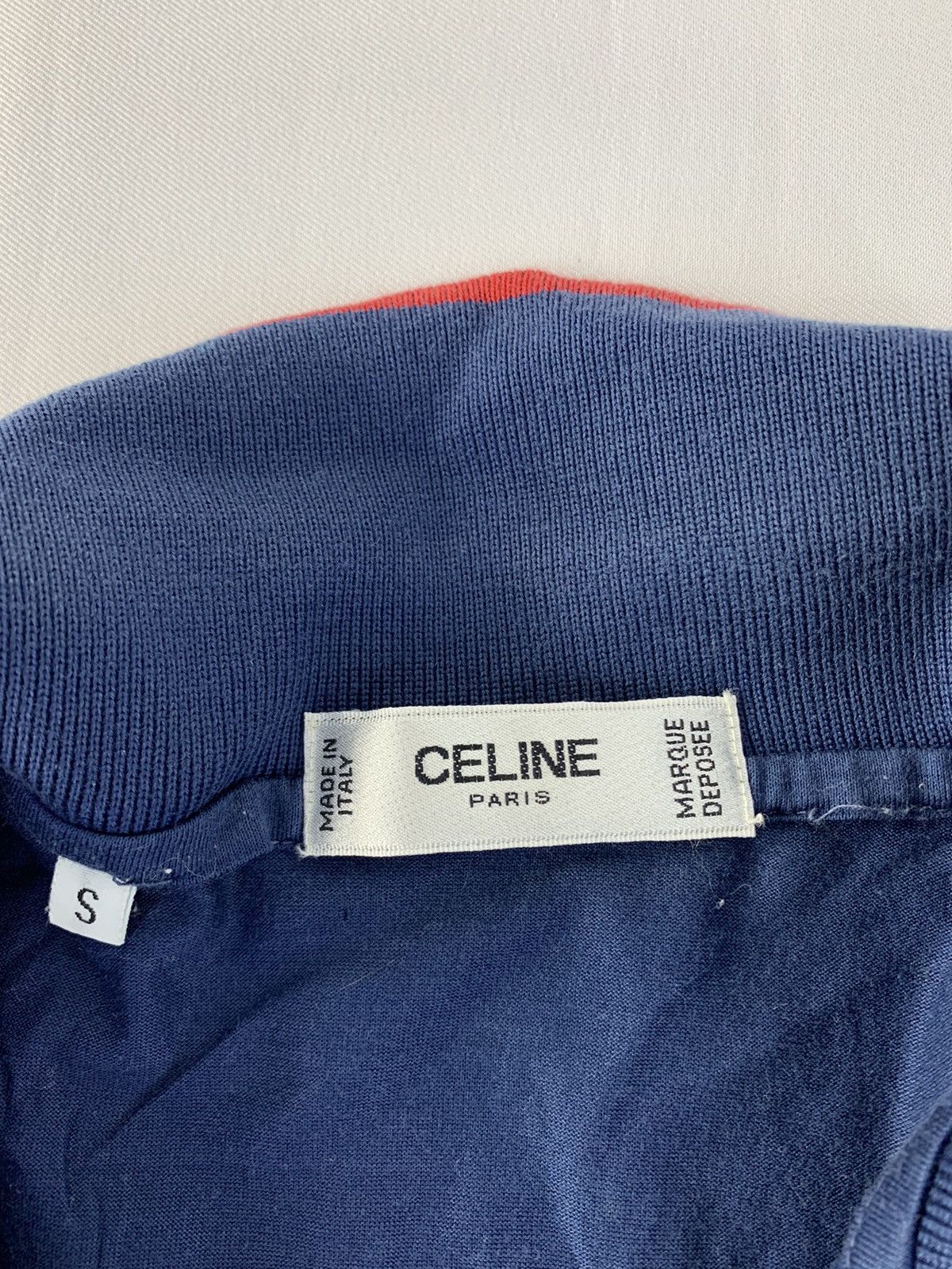 Celine Celine Paris Made In Italy Single Pocket Polo Tee T-shirt Size US S / EU 44-46 / 1 - 5 Thumbnail