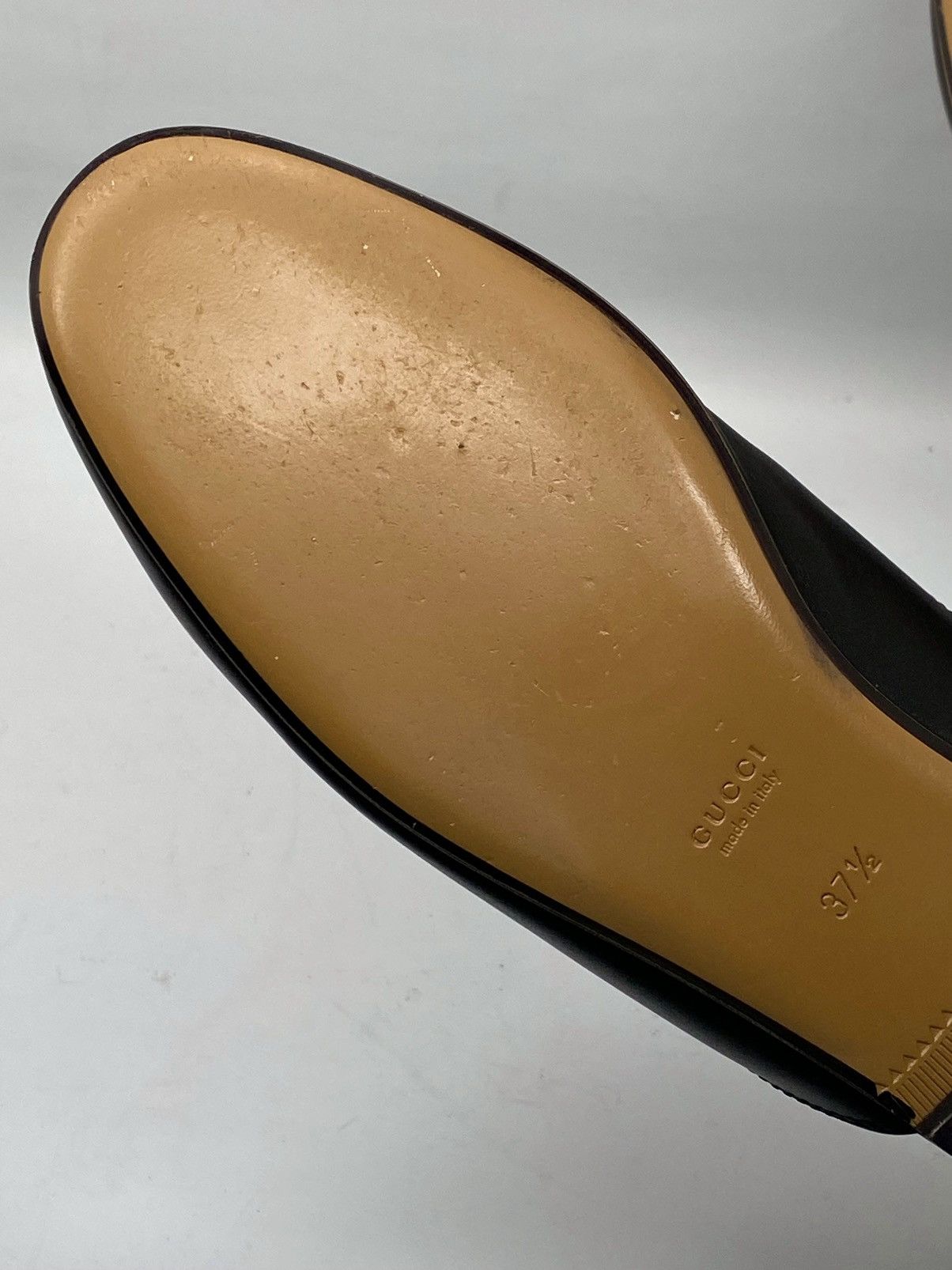 Gucci Gucci Princetown Leather Mules size 37.5 Size US 7.5 / IT 37.5 - 14 Thumbnail