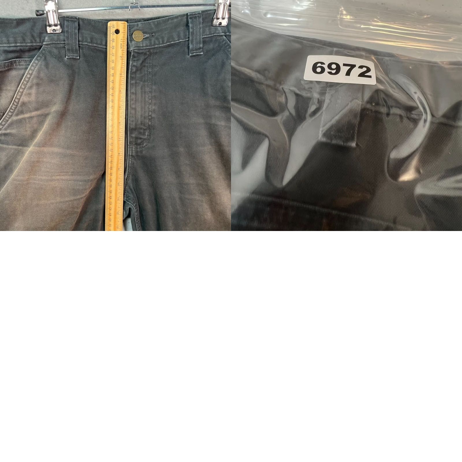 Carhartt Carhartt Mens Pants 34x30 Black Relaxed Fit Carpenter 100% Cotton Canvas Size US 34 / EU 50 - 9 Thumbnail
