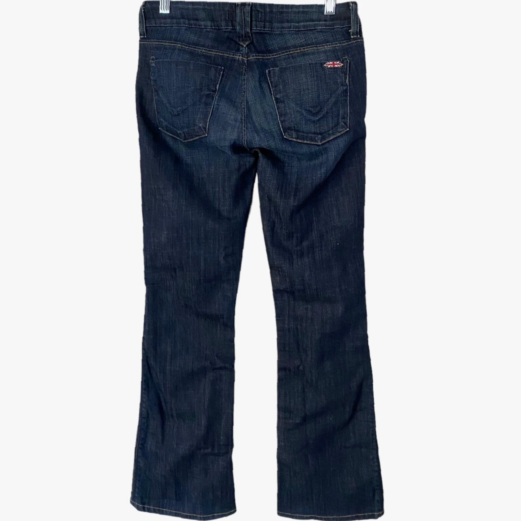 Hudson Hudson Jeans Women Bootcut Denim Low-Rise 26 Blue Dark Wash Stretch Size 26" / US 2 / IT 38 - 3 Thumbnail