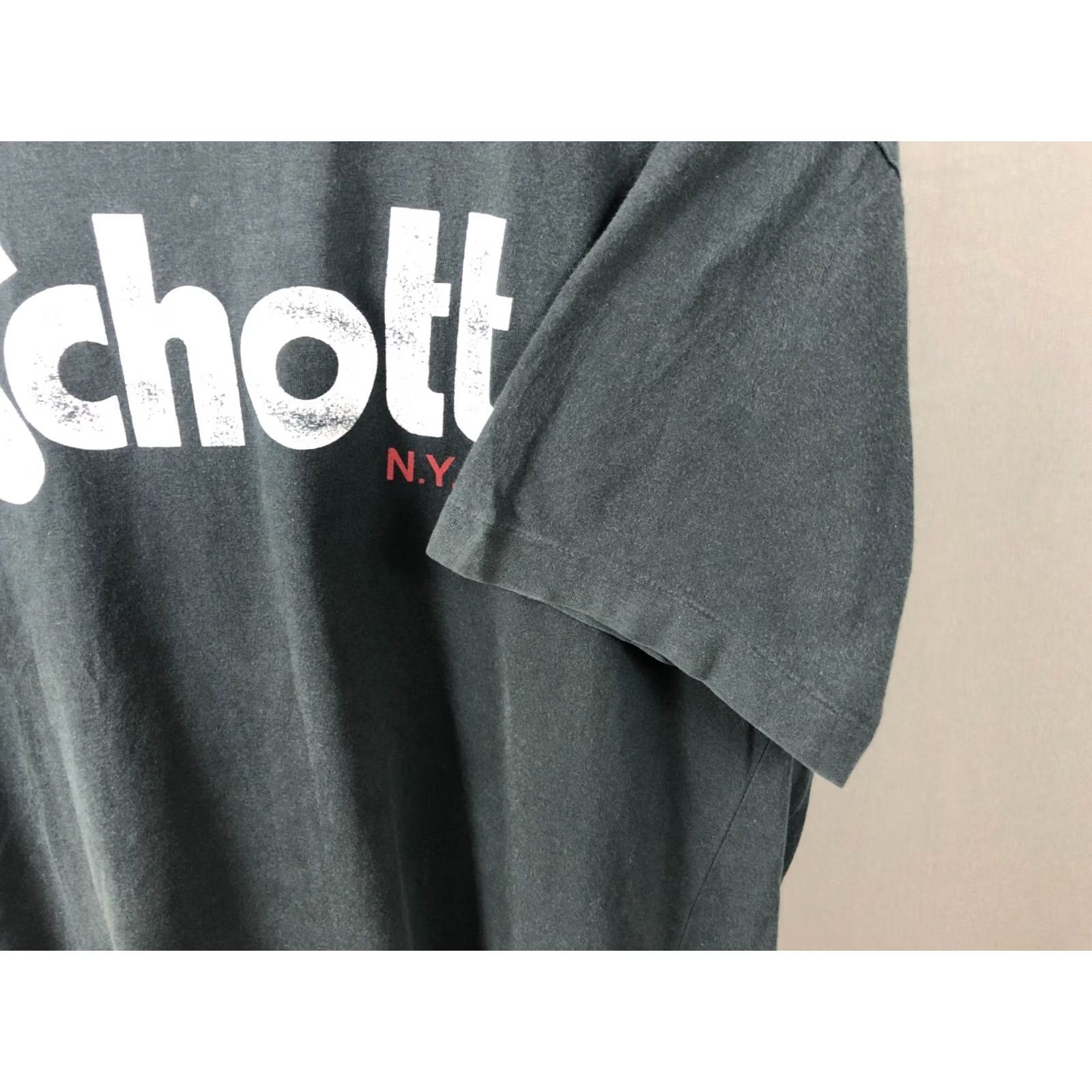 Schott Schott NYC T-Shirt Men's Black Cotton Printed Size US M / EU 48-50 / 2 - 6 Thumbnail