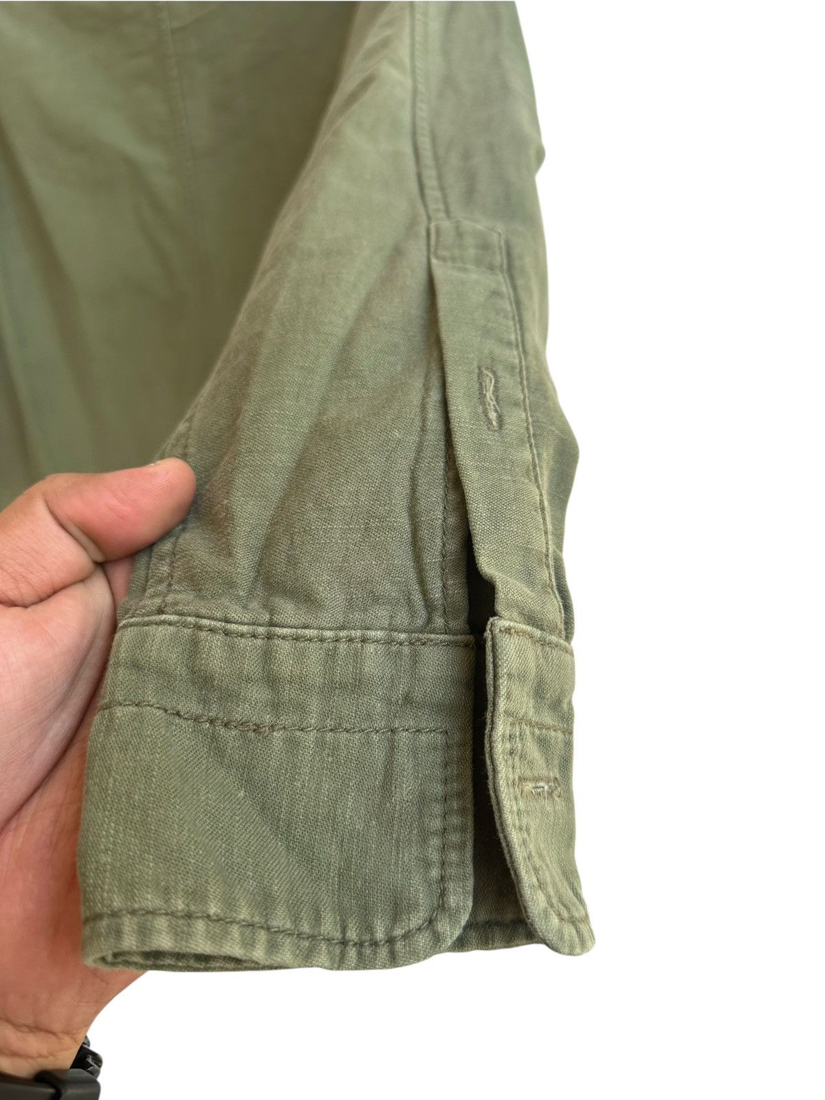 AZ by junhashimoto Az Jun Hashimoto Olive Green Shirt Size US M / EU 48-50 / 2 - 3 Thumbnail