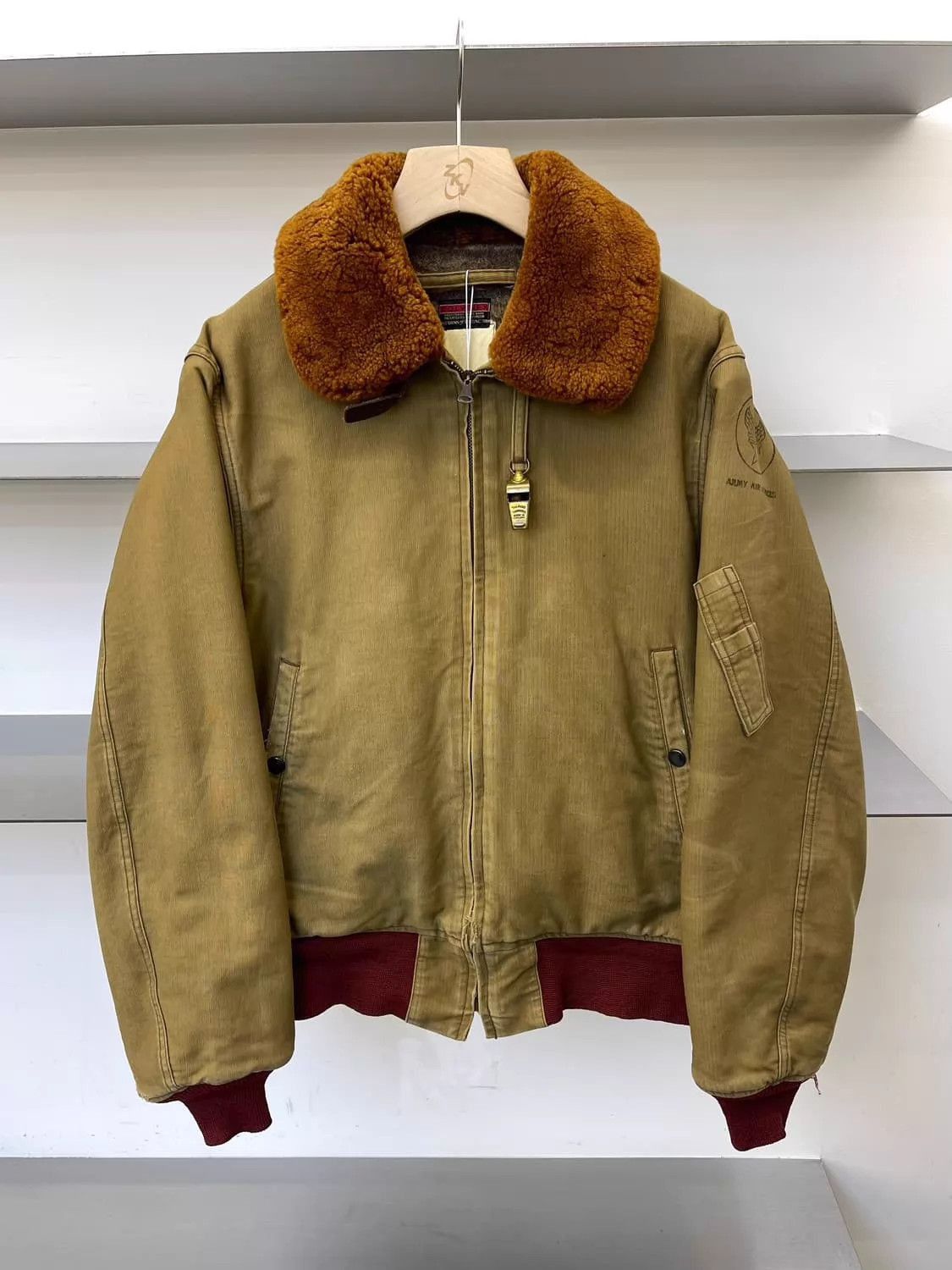 Buzz Rickson's Brown Jacket with Faux Fur Collar Size US M / EU 48-50 / 2 - 1 Thumbnail