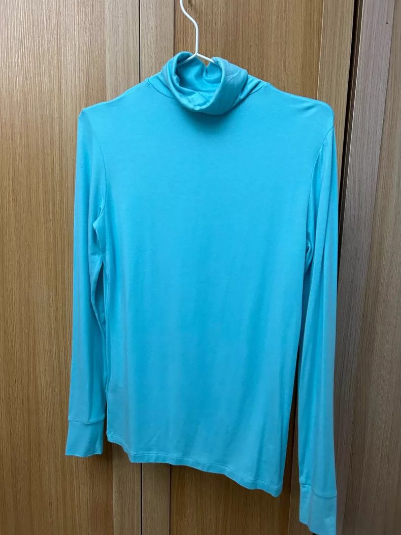 Raf Simons Raf simons Blue T-shirt with high collar Size US XS / EU 42 / 0 - 5 Thumbnail