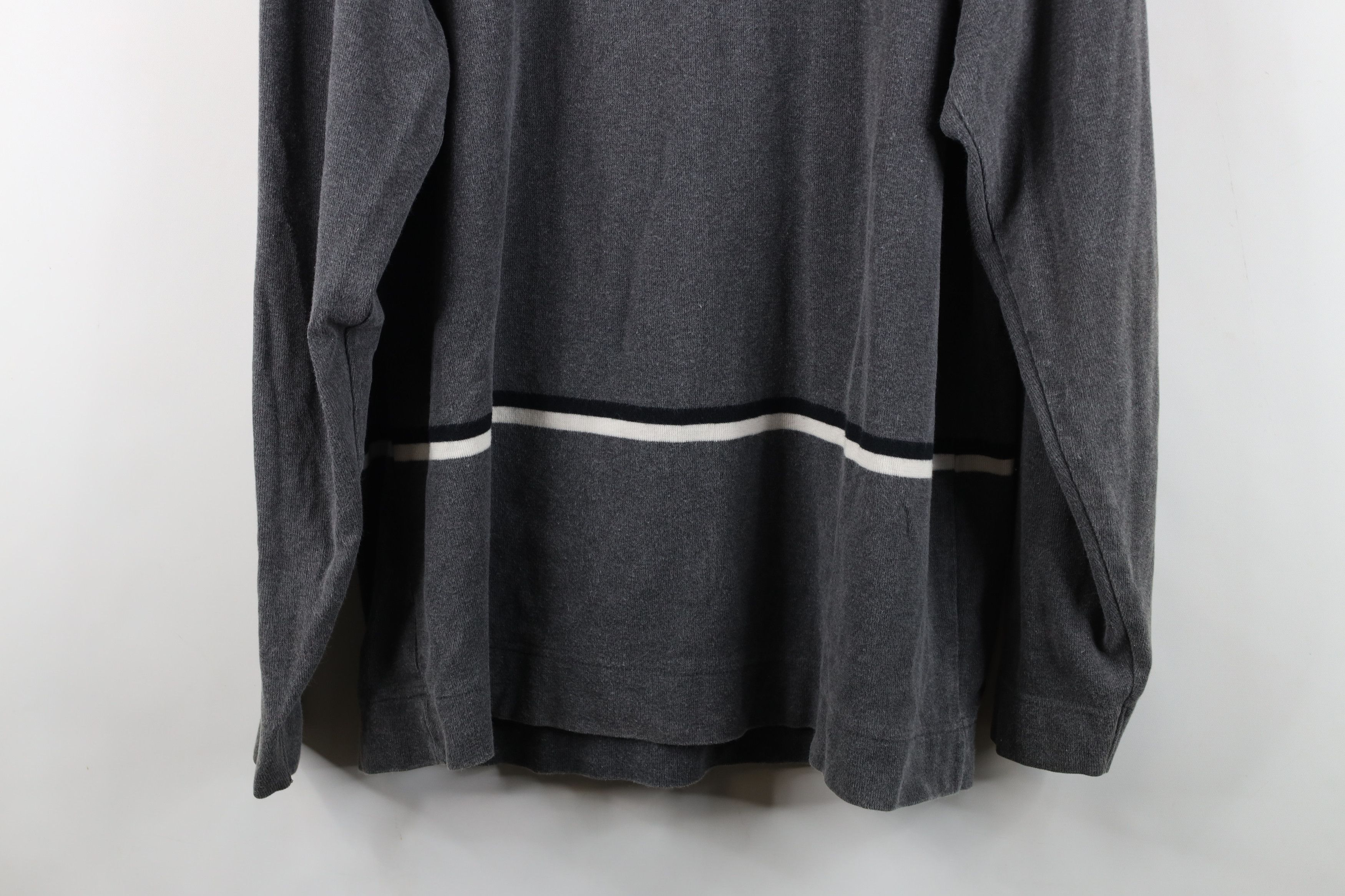 Nautica Vintage 90s Nautica Heavy Ribbed Knit Long Sleeve Rugby Polo Size US L / EU 52-54 / 3 - 12 Thumbnail