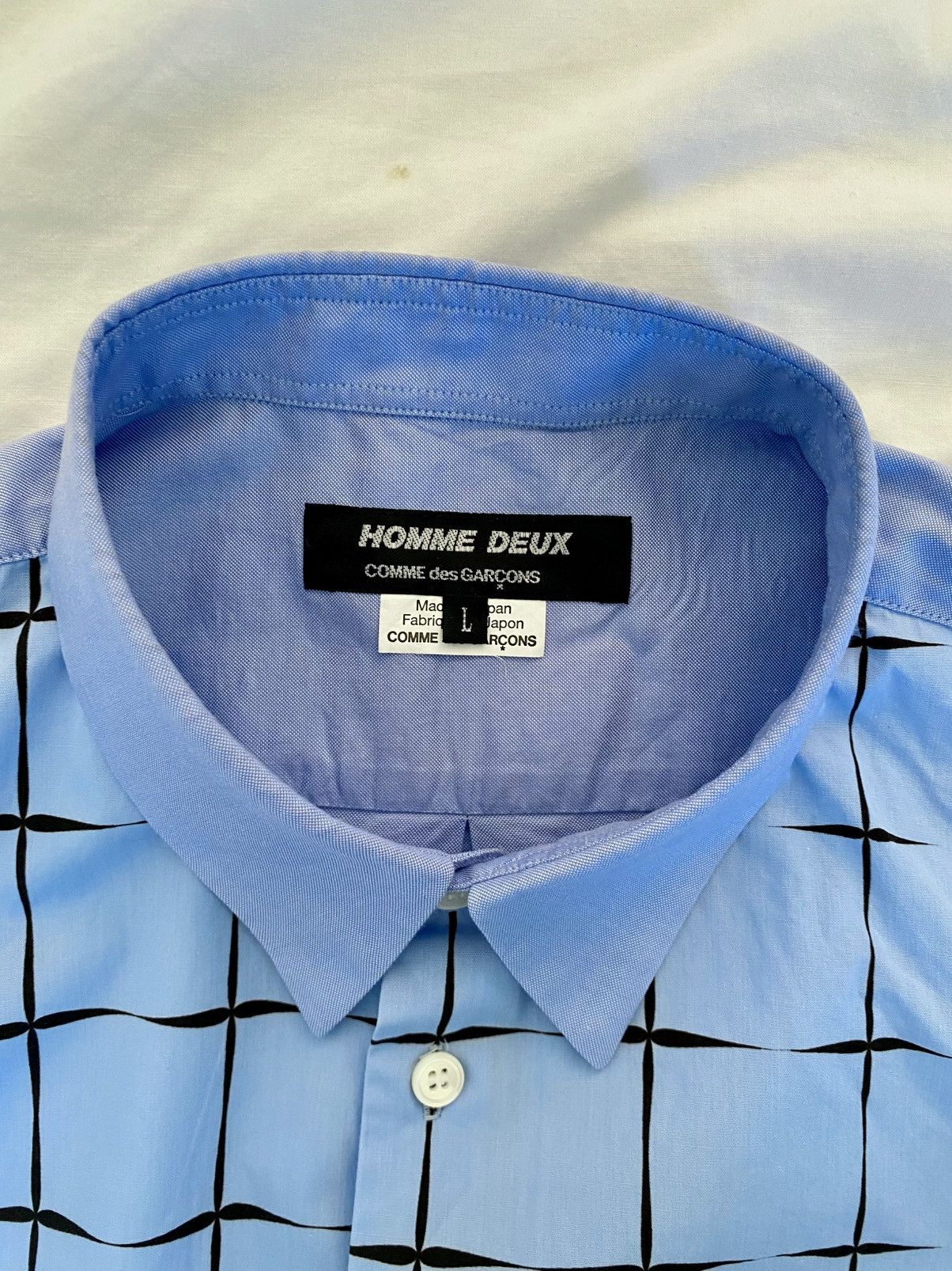 Comme des Garcons × Comme des Garcons Homme Deux Comme des garçons Homme Deux long sleeve shirt Size US L / EU 52-54 / 3 - 2 Thumbnail