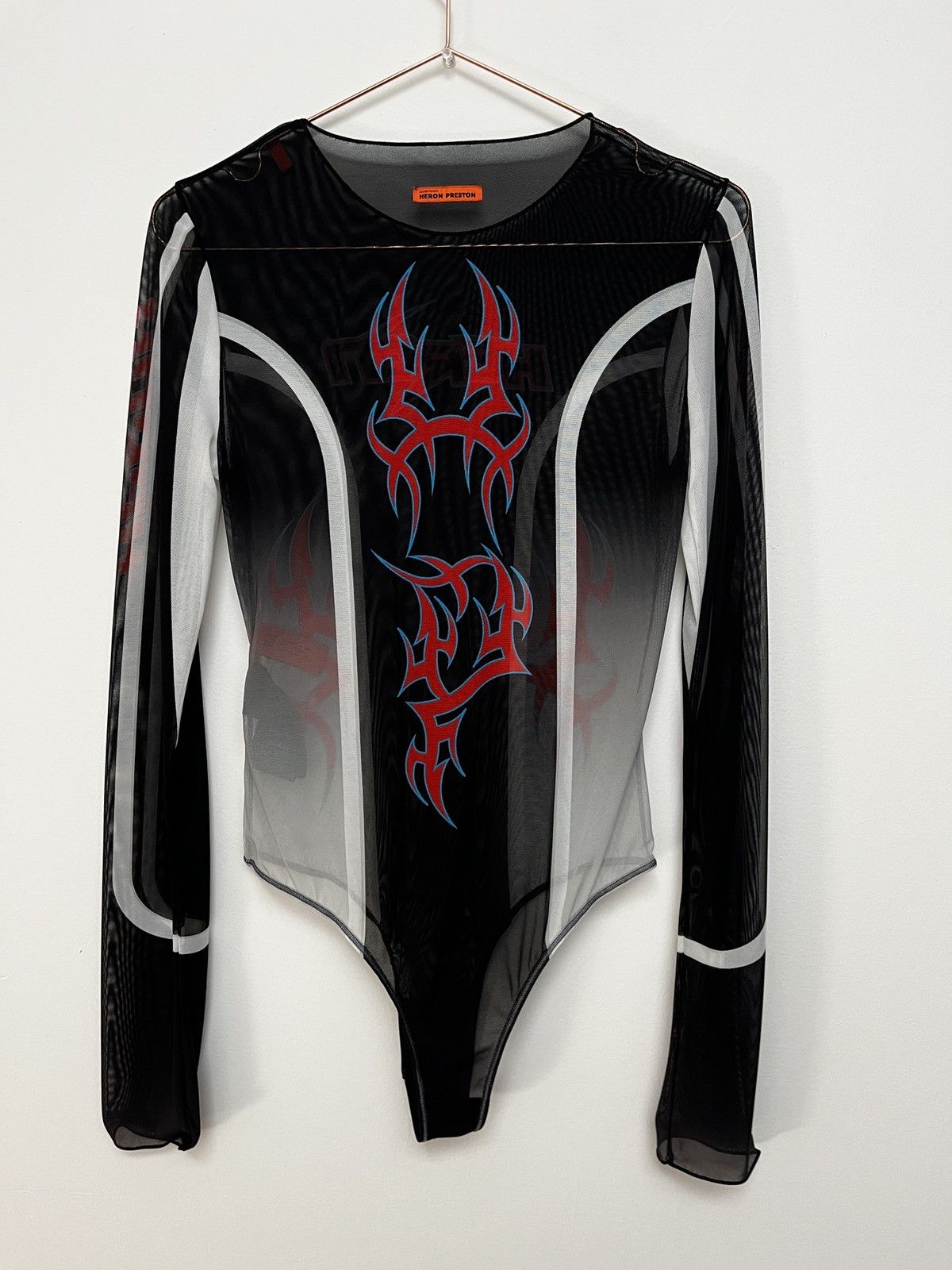 Heron Preston Heron Preston Gothic Mesh Bodysuit (unisex) Size US M / EU 48-50 / 2 - 20 Thumbnail