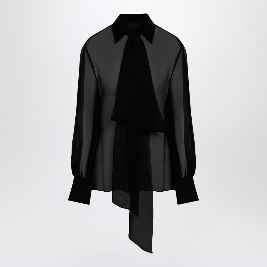 o1d2blof1024 Silk Shirt in Black