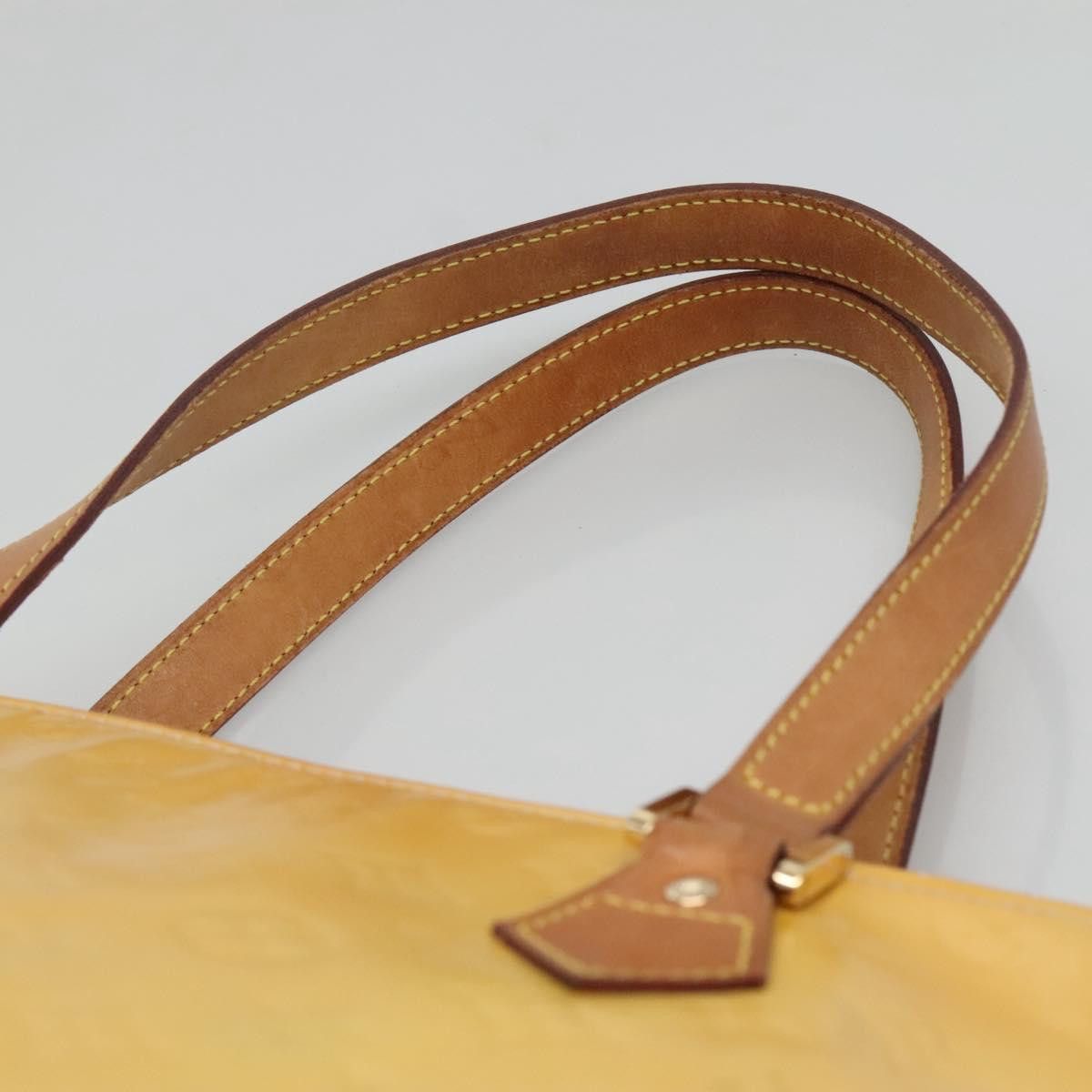 Louis Vuitton LOUIS VUITTON Monogram Vernis Houston Hand Bag Gris M91053 Size ONE SIZE - 8 Thumbnail