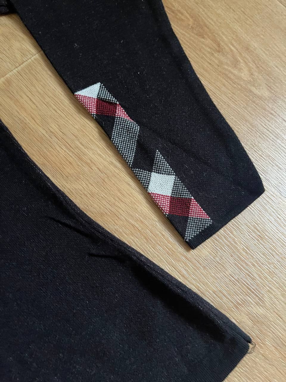 Burberry × Vintage Vintage Burberry Brit Cotton Nova Check Sweater Sz L Size L / US 10 / IT 46 - 18 Thumbnail