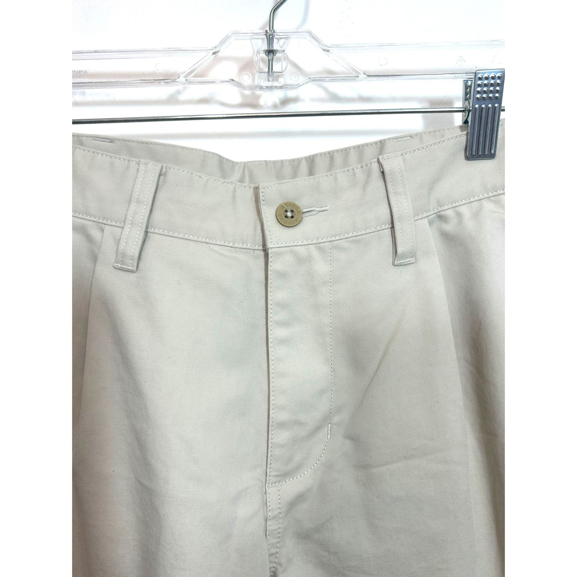 Adidas Adidas Men’s Pants 30 x 34 Light Beige Cargo Pocket Logo Ple Size US 30 / EU 46 - 4 Thumbnail