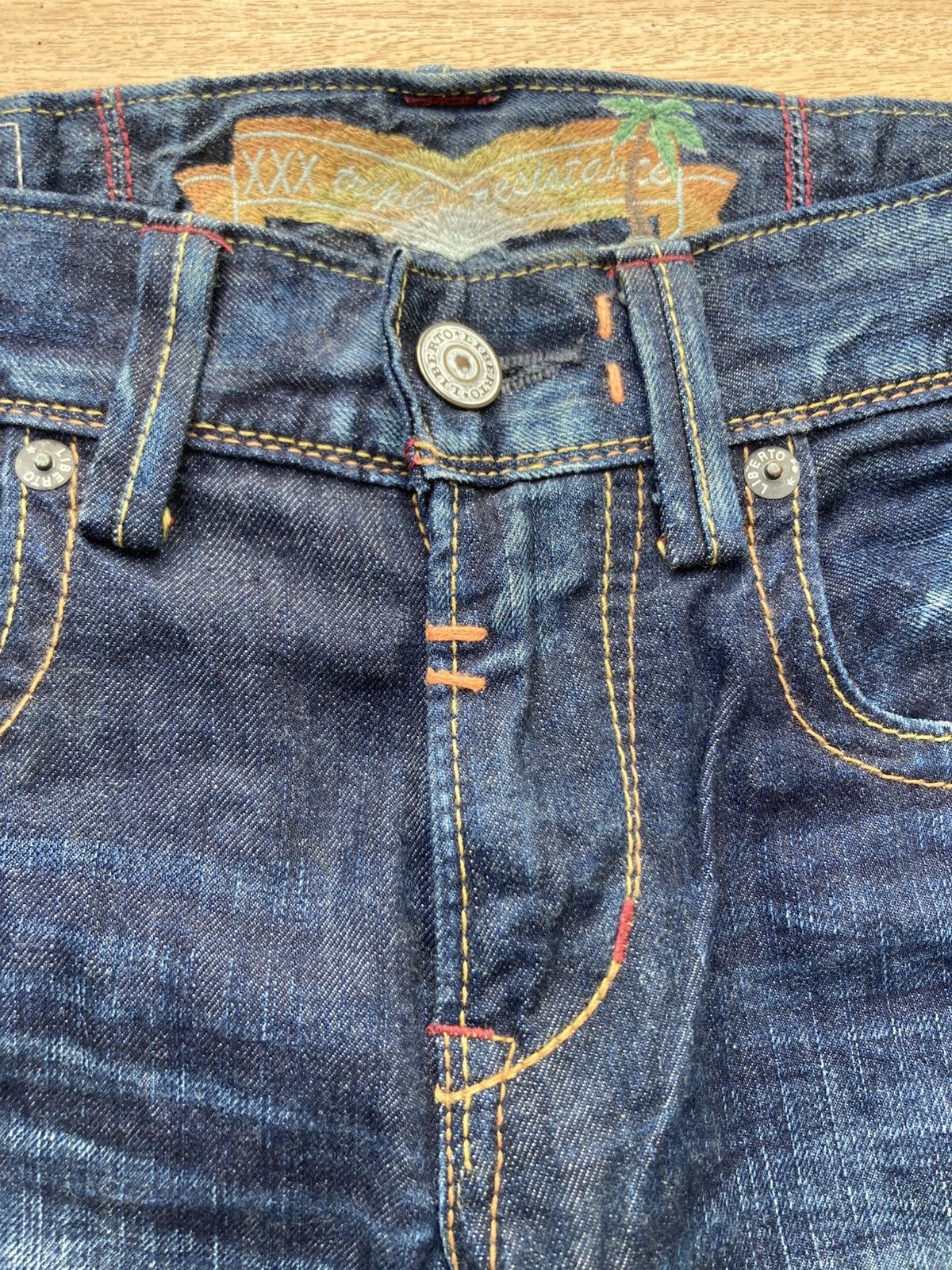 Japanese Brand Liberto Lolita Flare Japanese Blue Jeans Size US 30 / EU 46 - 8 Thumbnail