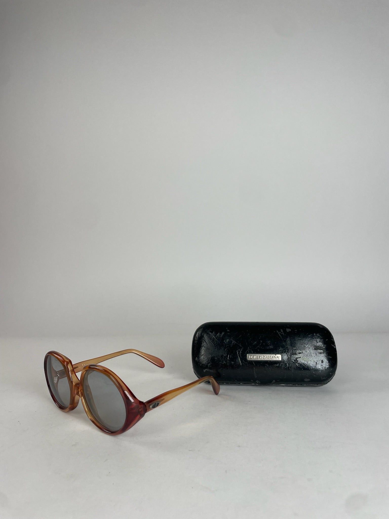 Dior Vintage Retro Sunglasses Orange Yellow Size ONE SIZE - 1 Thumbnail