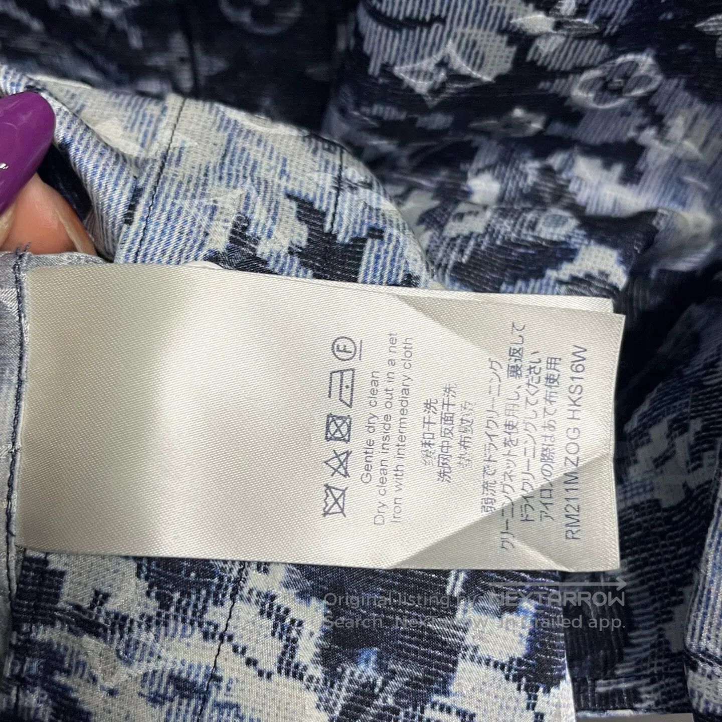Louis Vuitton Louis Vuitton Silk long-sleeved shirt with a tapestry patt Size US M / EU 48-50 / 2 - 3 Thumbnail