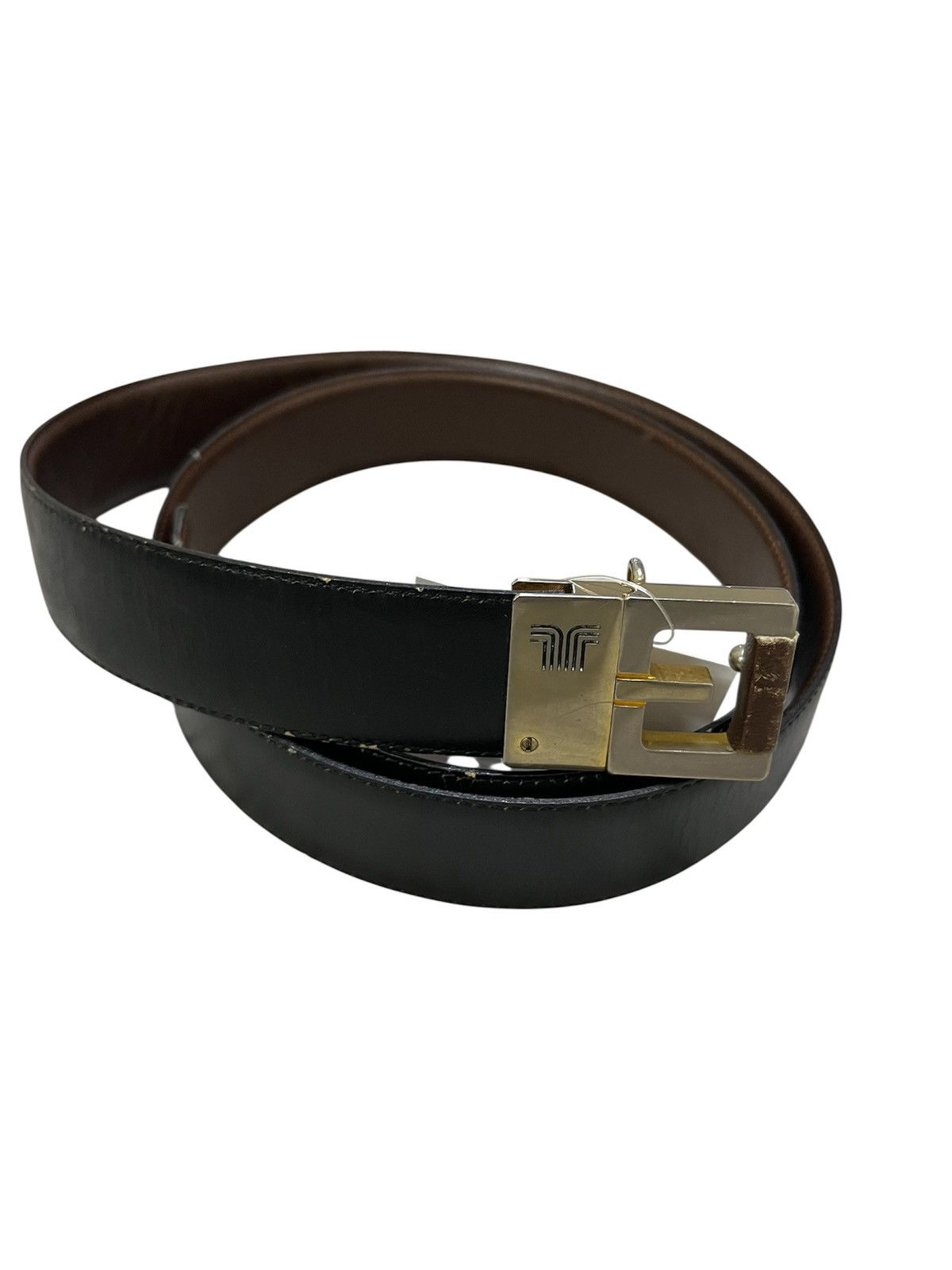 Lanvin Vintage 80s lanvin riversible leather belt Size ONE SIZE - 3 Thumbnail