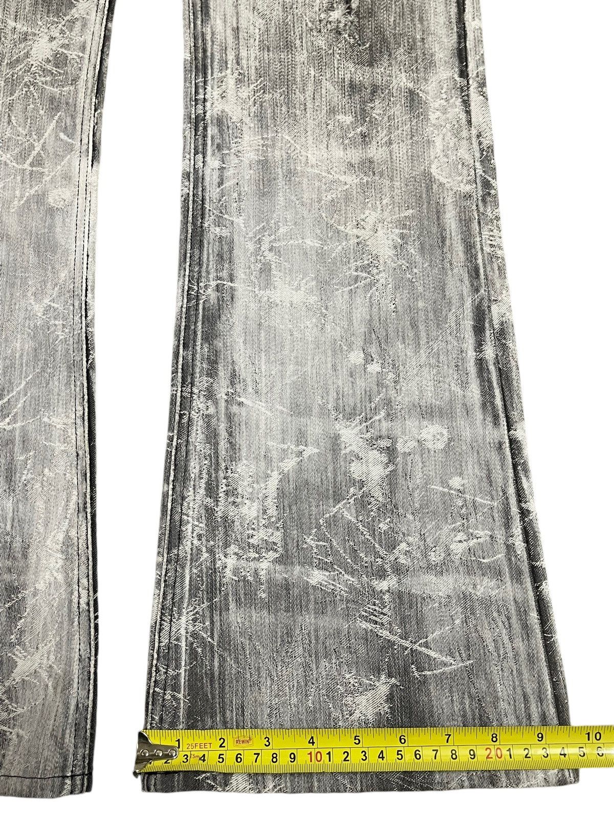 Tornado Mart Vintage Japan Edge Rupert Faded Spider Web Style Flare Jeans Size US 32 / EU 48 - 17 Thumbnail