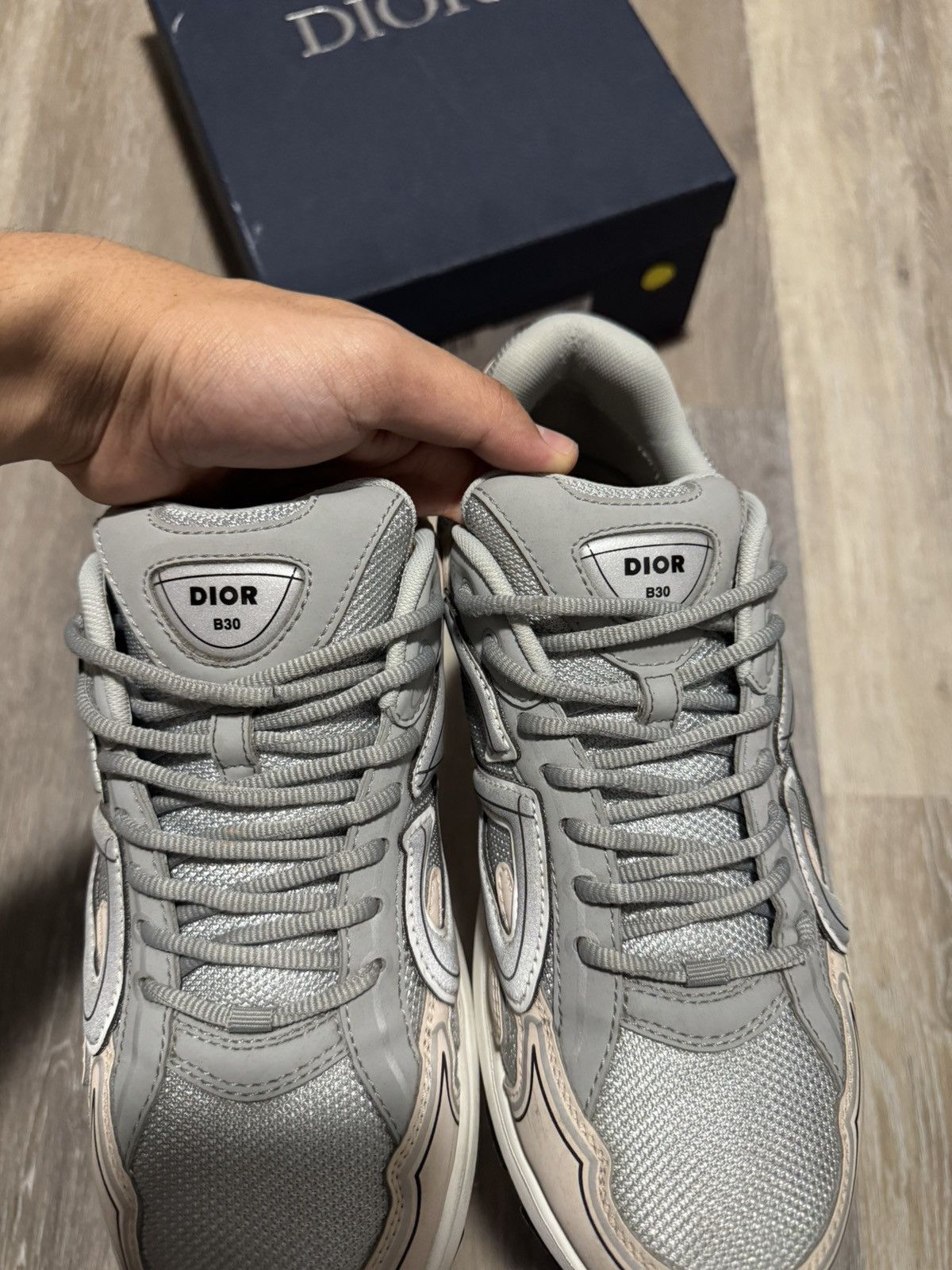 Dior Gray and tan Dior b30 Size US 10 / EU 43 - 6 Thumbnail