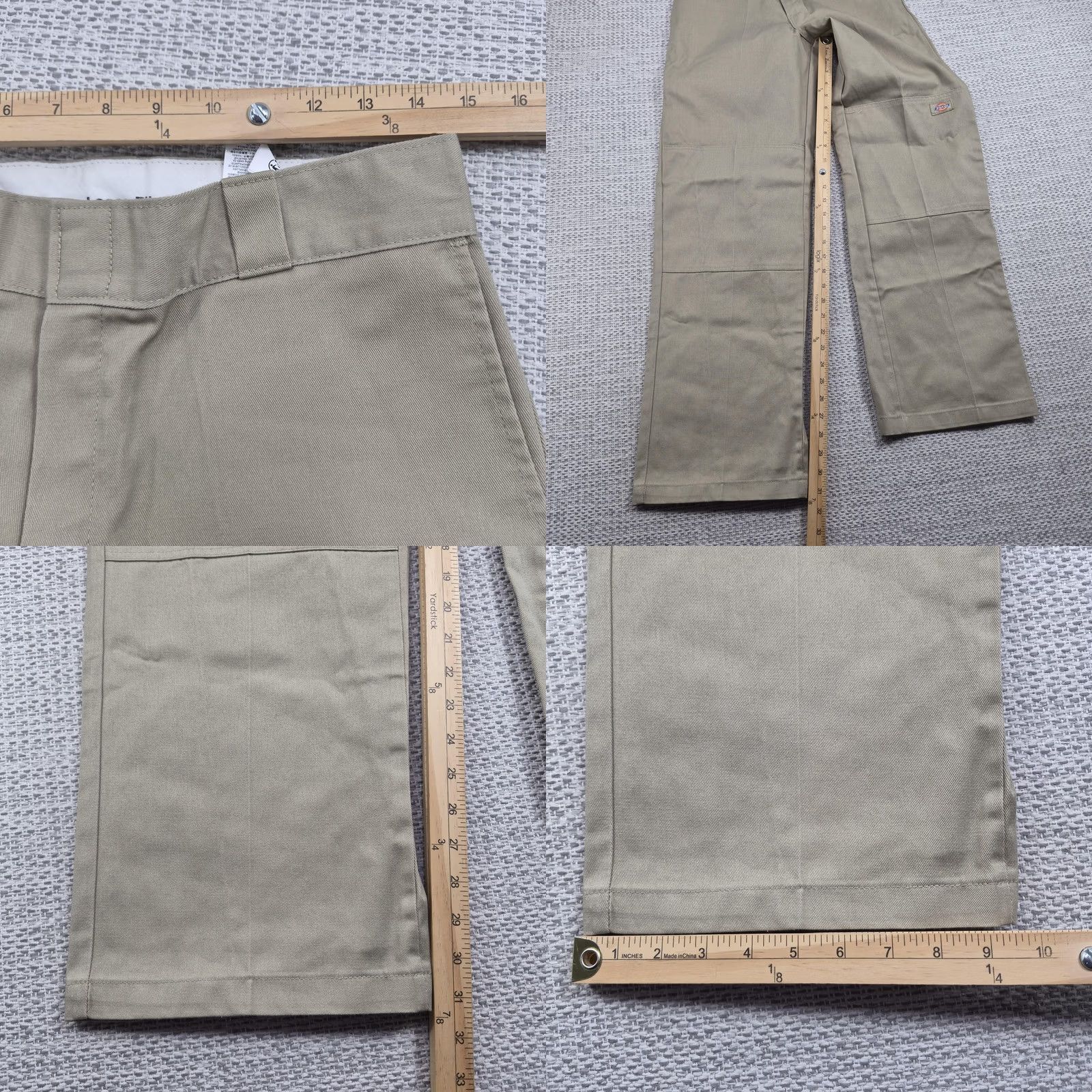 Dickies Dickies Pants Mens 30x32 Beige Carpenter Loose Fit Workwear Utility Double Knee Pants Mens 30x32 Beige Dickies Size US 30 / EU 46 - 8 Thumbnail