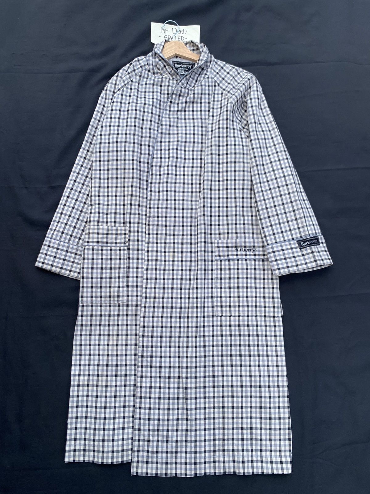 Burberry Vintage Burberry Checkered Long Coat Size US L / EU 52-54 / 3 - 4 Thumbnail