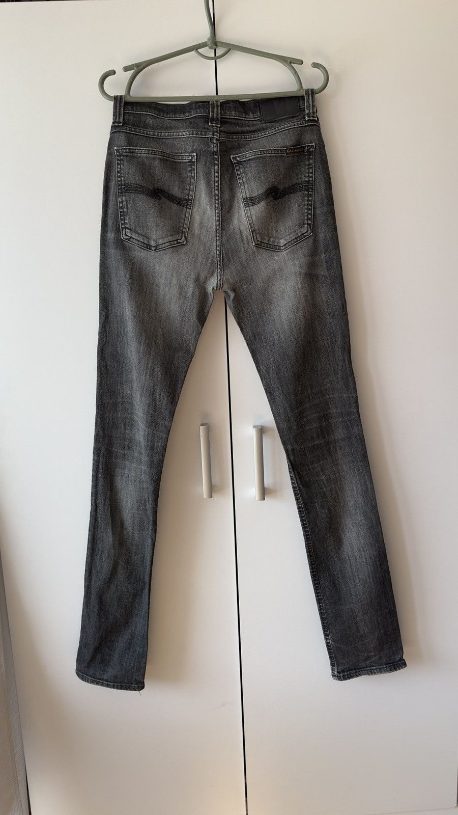 Nudie Jeans Nudie Jeans Made in Italy Distressed Faded Jeans Size US 34 / EU 50 - 8 Thumbnail