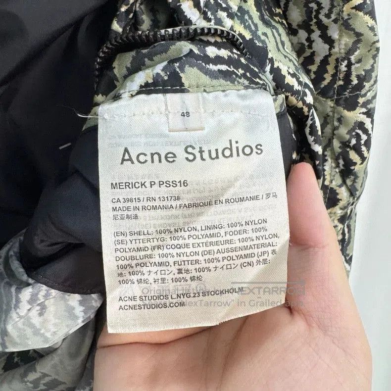 Acne Studios Acne Studios Green Mountain Print Zip Jacket. Size US L / EU 52-54 / 3 - 6 Thumbnail