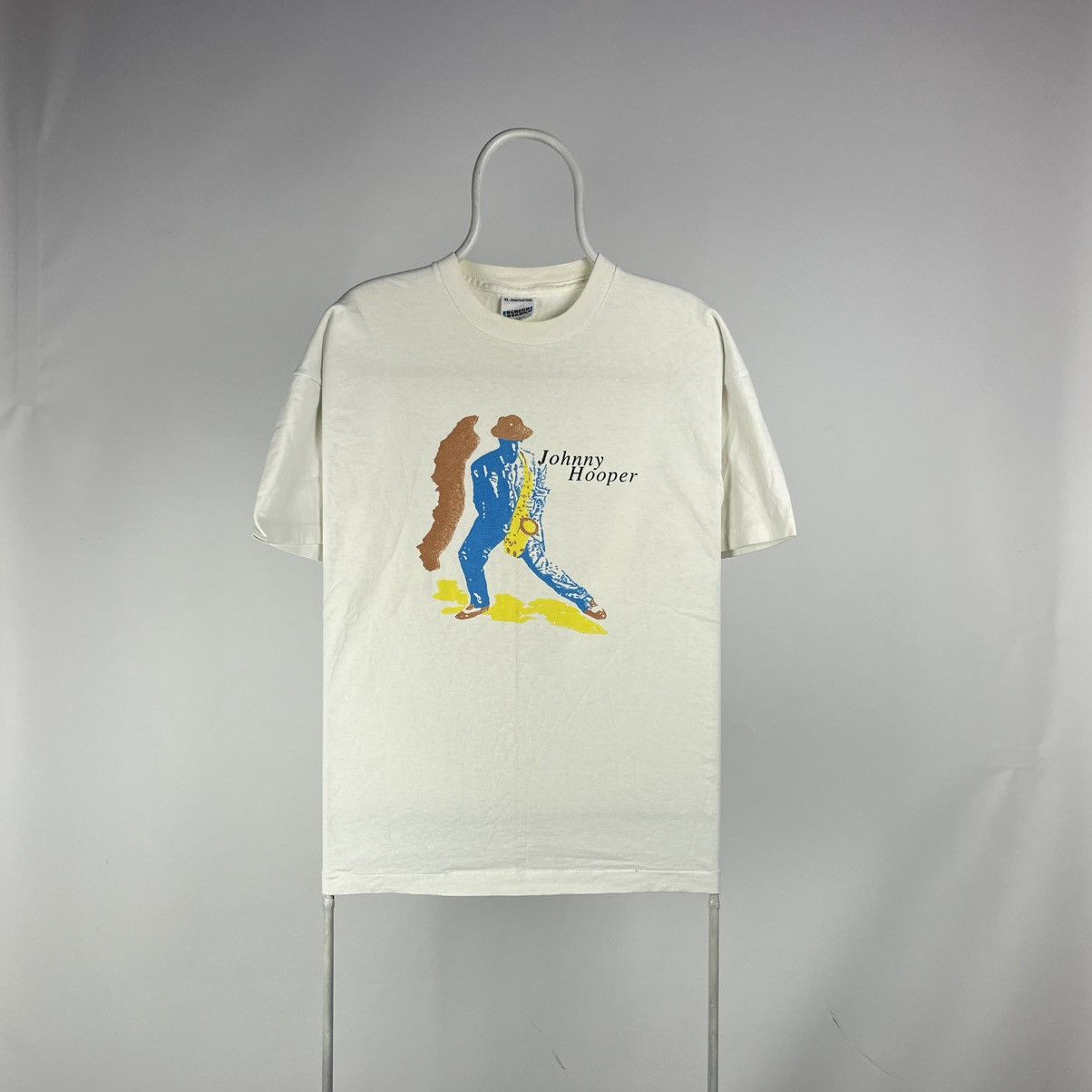 Band Tees Johnny Hopper European street busking tour tshirt 2000s Size US XL / EU 56 / 4 - 1 Thumbnail
