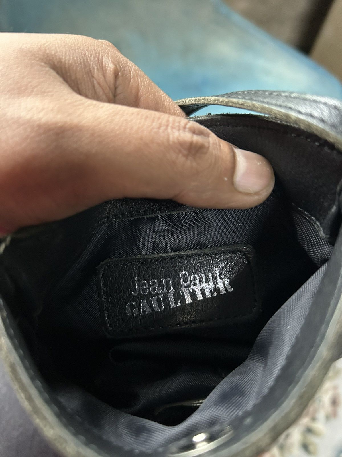 Jean Paul Gaultier Unisex Archival Leather Sacoche/Phone Bag Size ONE SIZE - 12 Thumbnail