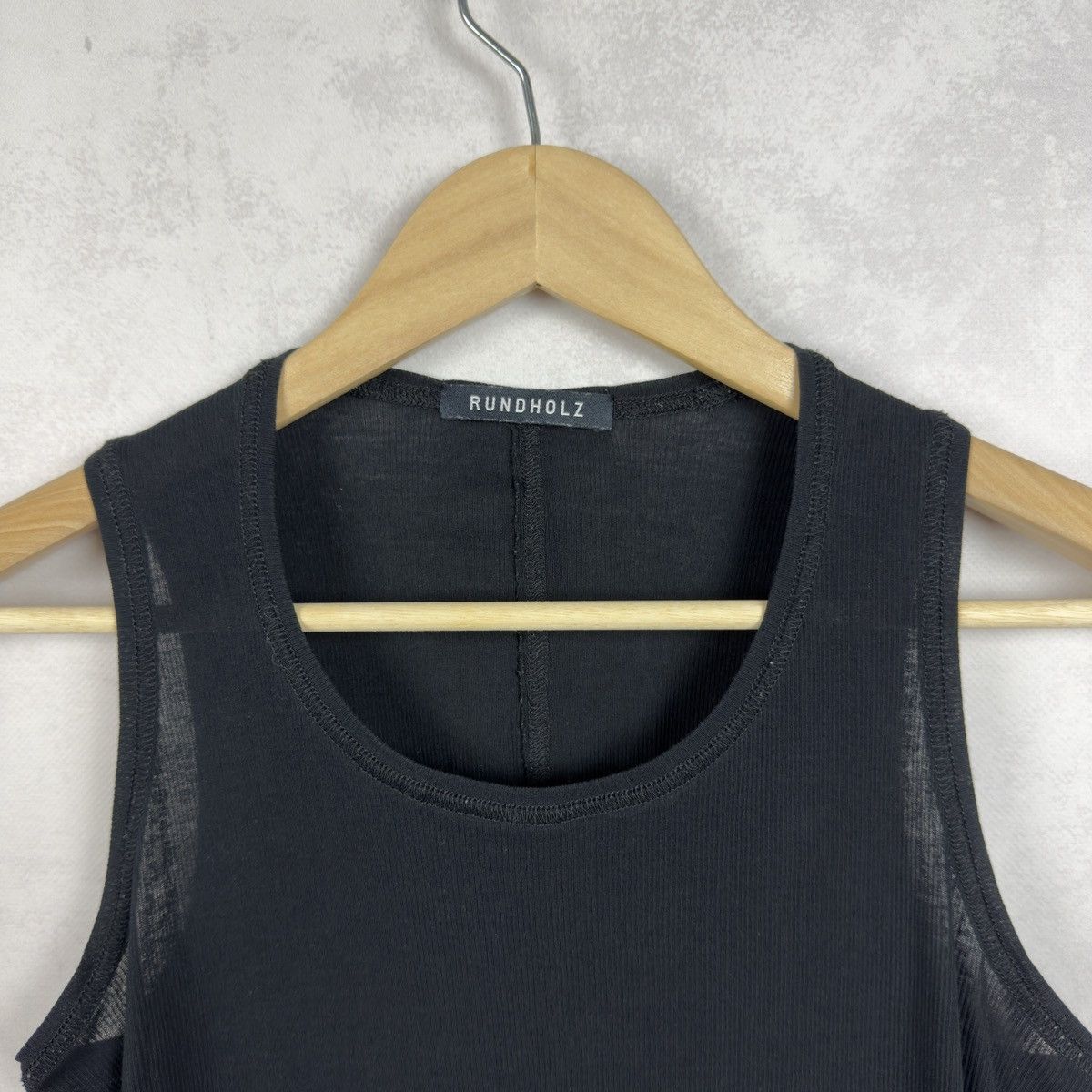 Rundholz Rundholz Black Ribbed Sleeveless Top Size S(?) Size S / US 4 / IT 40 - 3 Thumbnail