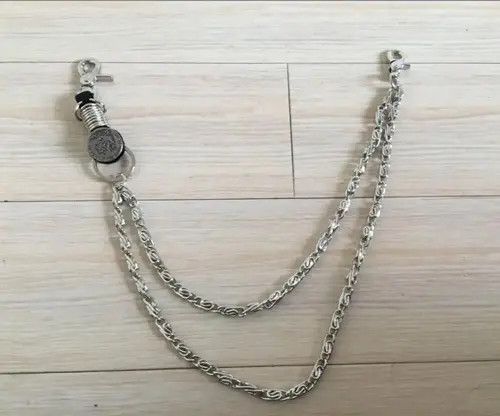 Vintage Visual Heavy Rock Metal Rock Pants Jean Wallet Key Chain Size ONE SIZE - 2 Thumbnail