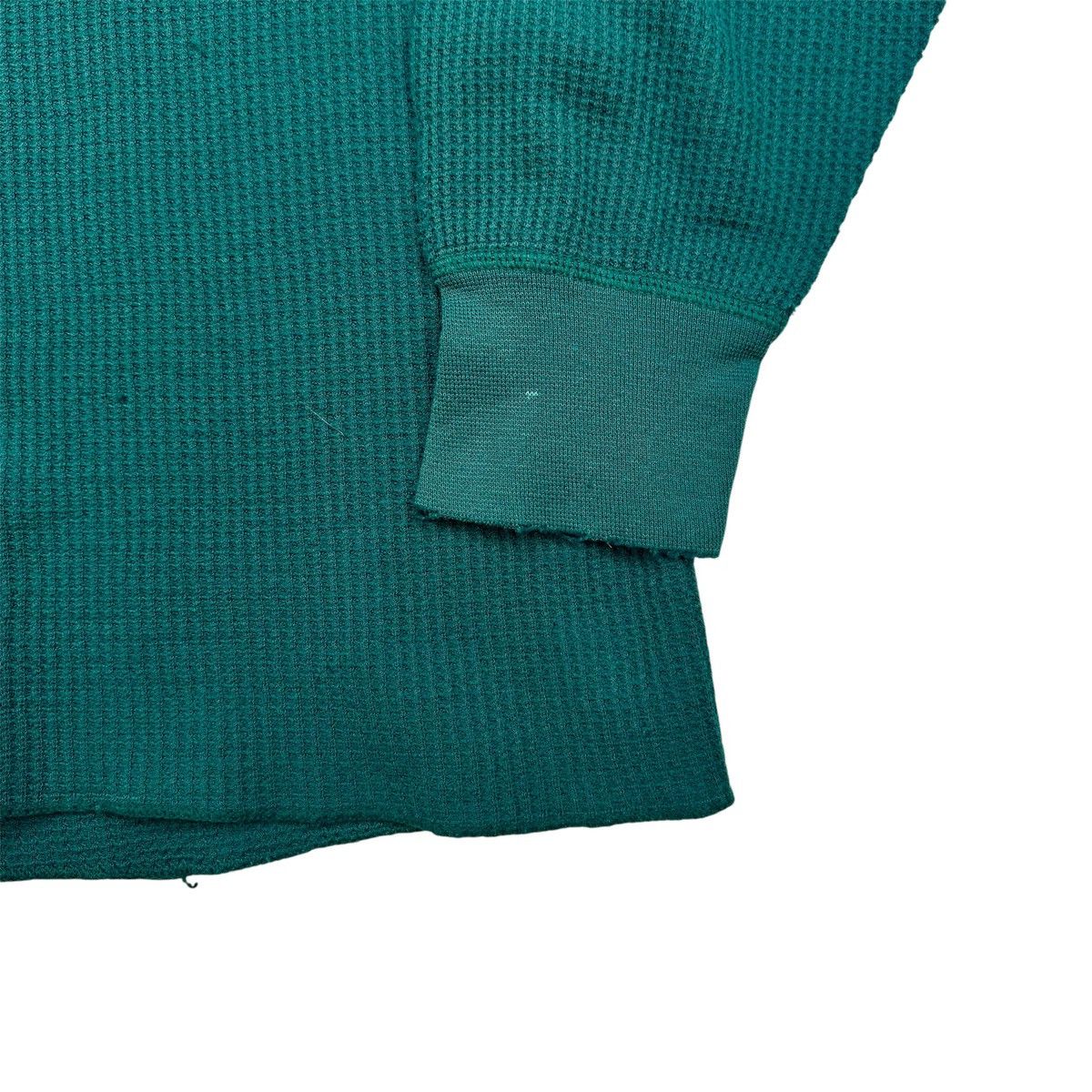 Vintage VINTAGE 70'S THRASHED FADED GREEN THERMAL Size US XL / EU 56 / 4 - 4 Thumbnail