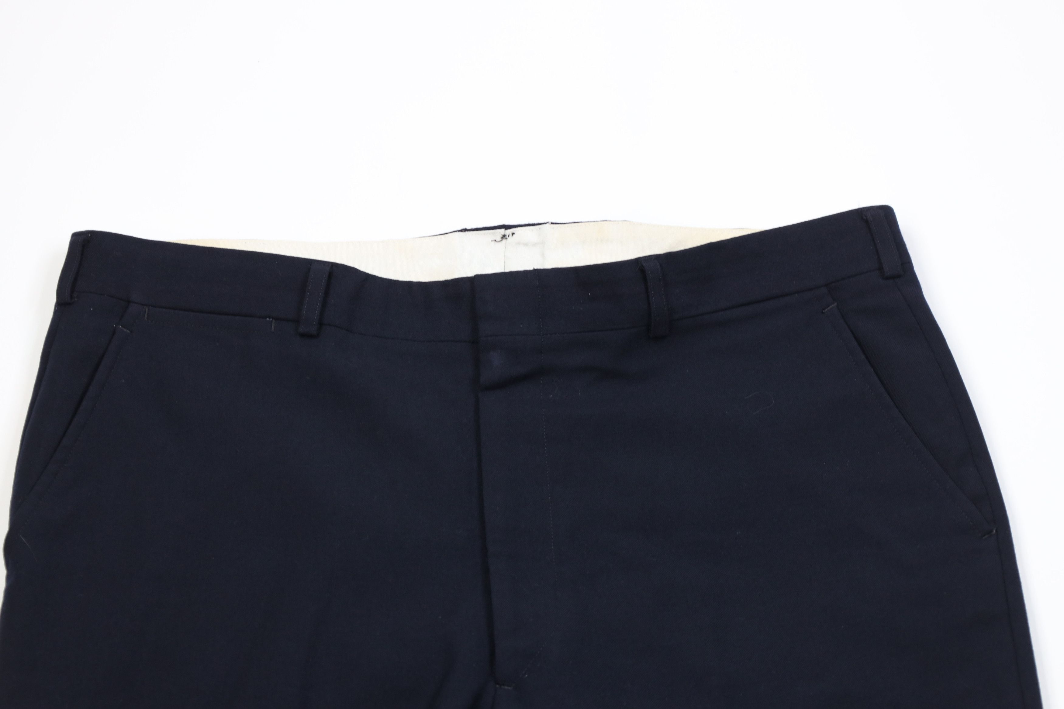 Vintage Vintage 70s Streetwear Heavy Wool Knit Wide Leg Chino Pants Size US 36 / EU 52 - 2 Thumbnail