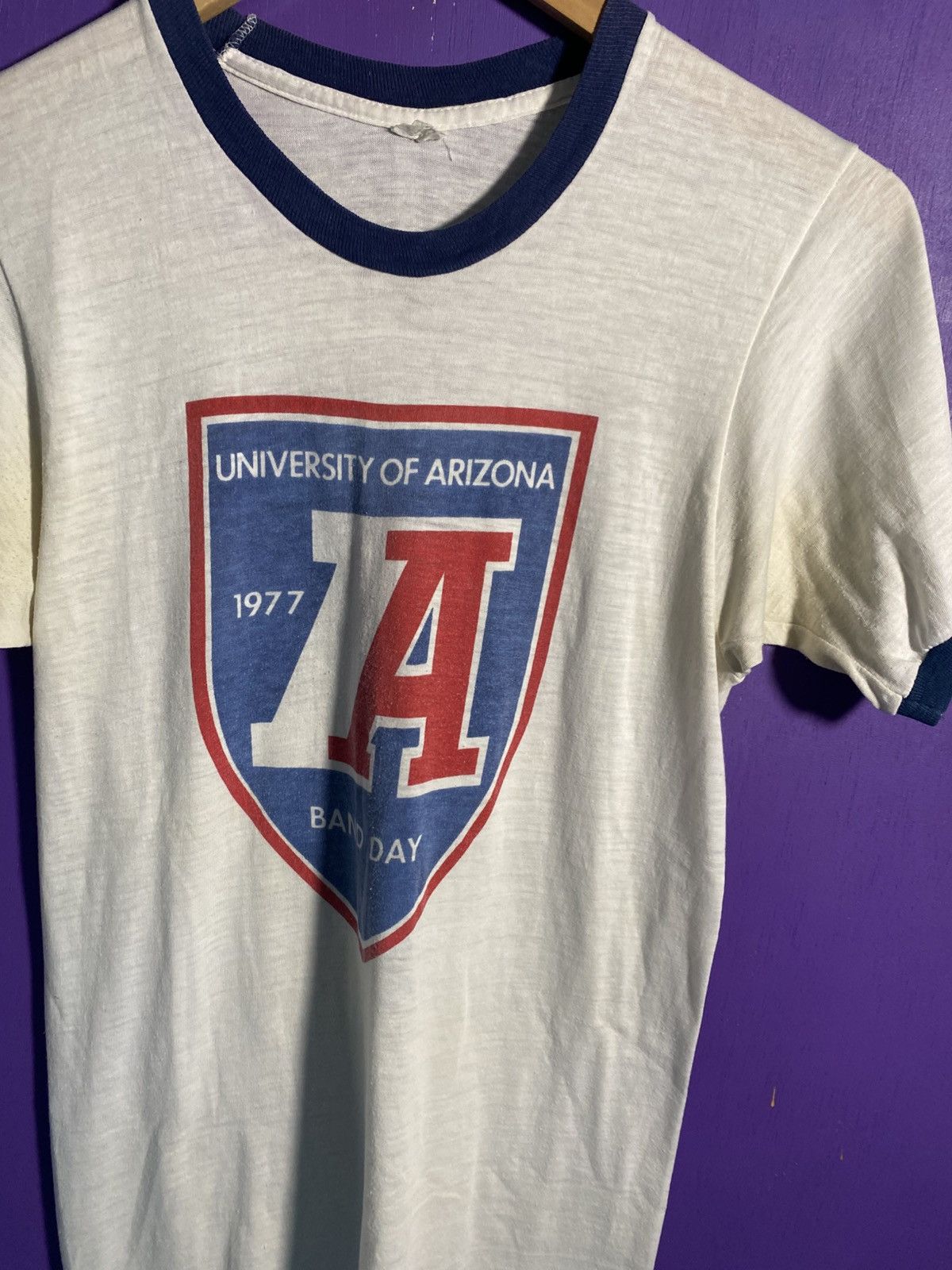 Other Vintage 1977 University of Arizona band day ringer tee Size US S / EU 44-46 / 1 - 3 Thumbnail