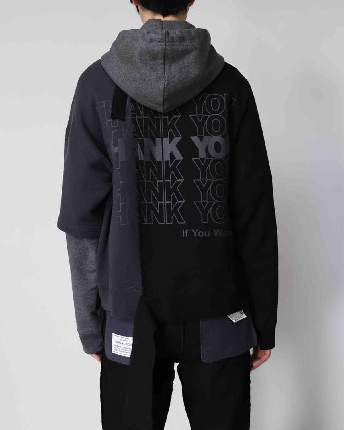 Designer × Maison MIHARA YASUHIRO Maison Mihara Yasuhiro Combined Hoodie Size US L / EU 52-54 / 3 - 14 Thumbnail