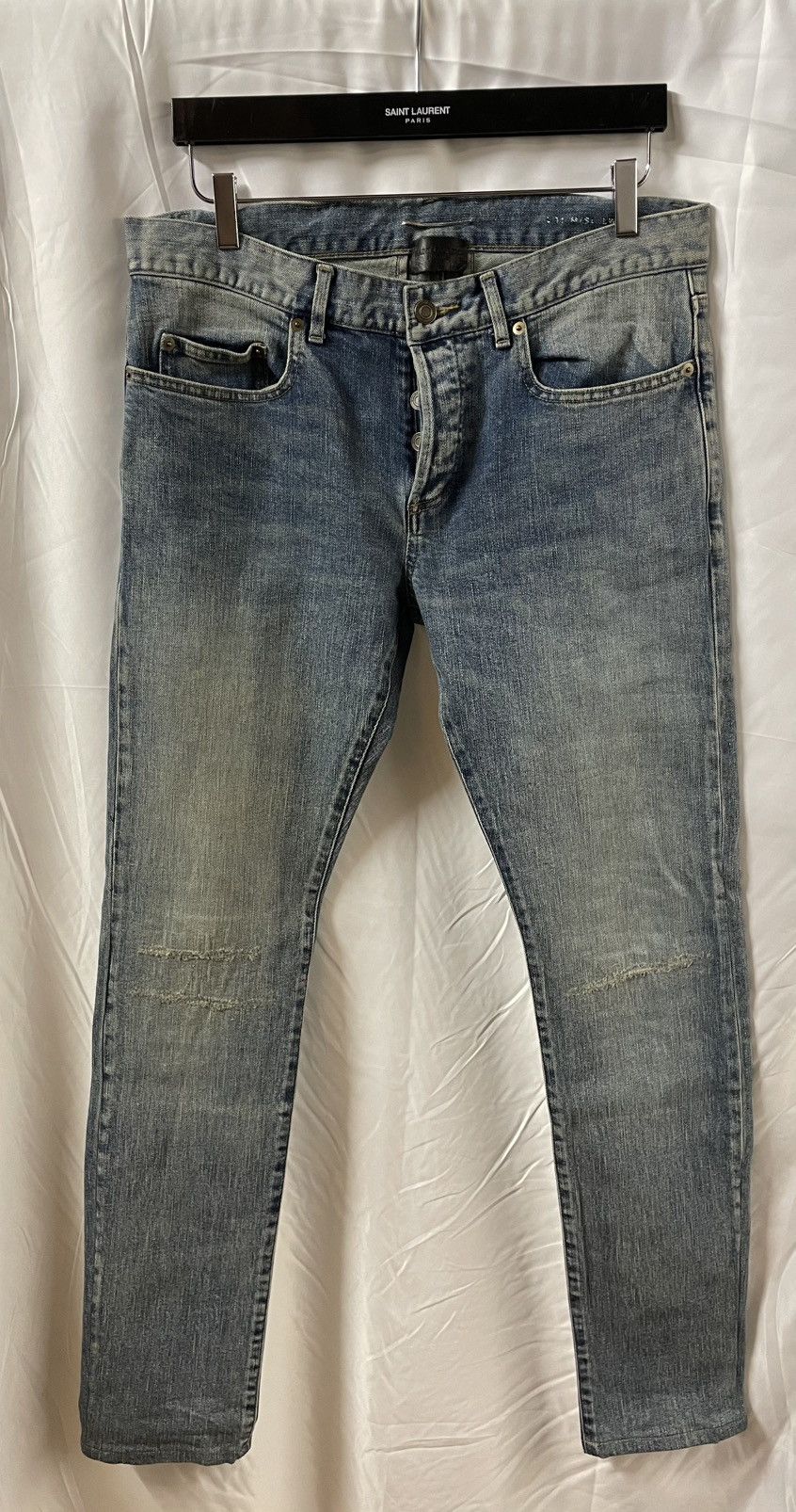 RARE FW15 D01 SLIM JEANS IN DIRTY WASH DENIM