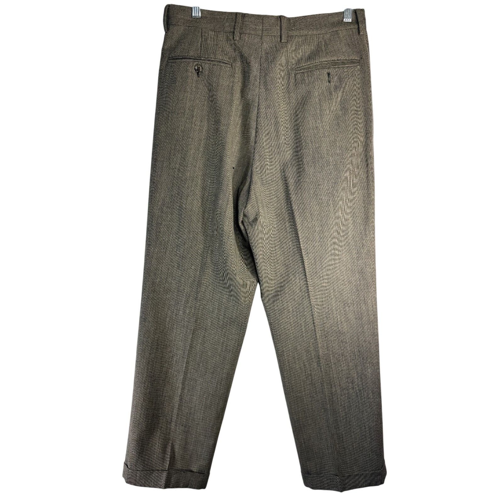 Banana Republic VTG Y2K Banana Republic Men Wool Pants Gorpcore size 33R Size US 33 - 6 Thumbnail