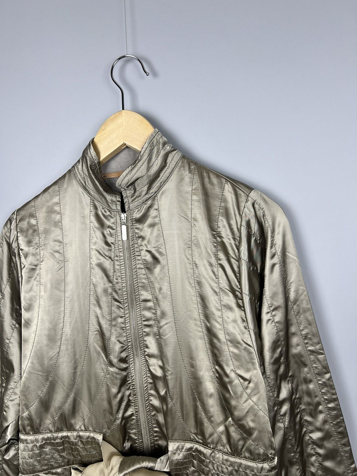 Moncler Moncler RARE Vintage Nylon Zip Up Jacket Size S / US 4 / IT 40 - 4 Thumbnail