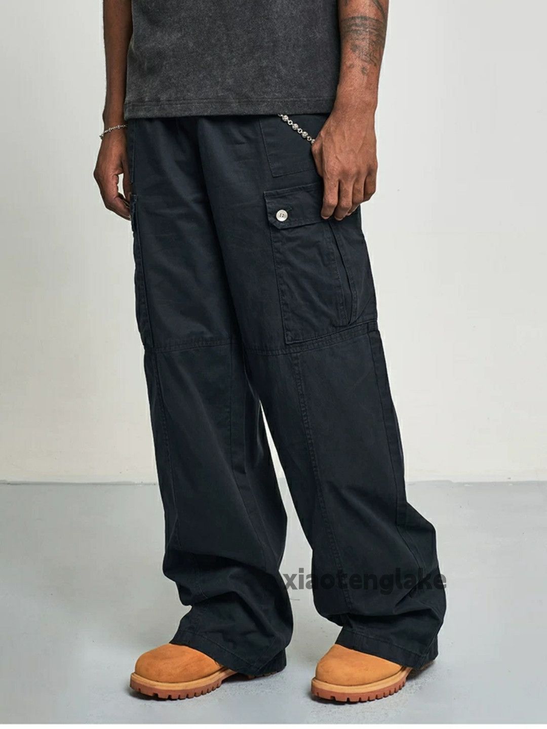 Designer × Japanese Brand × Vintage utility military loose baggy skate hiphop cargo pants Size US 32 / EU 48 - 5 Thumbnail