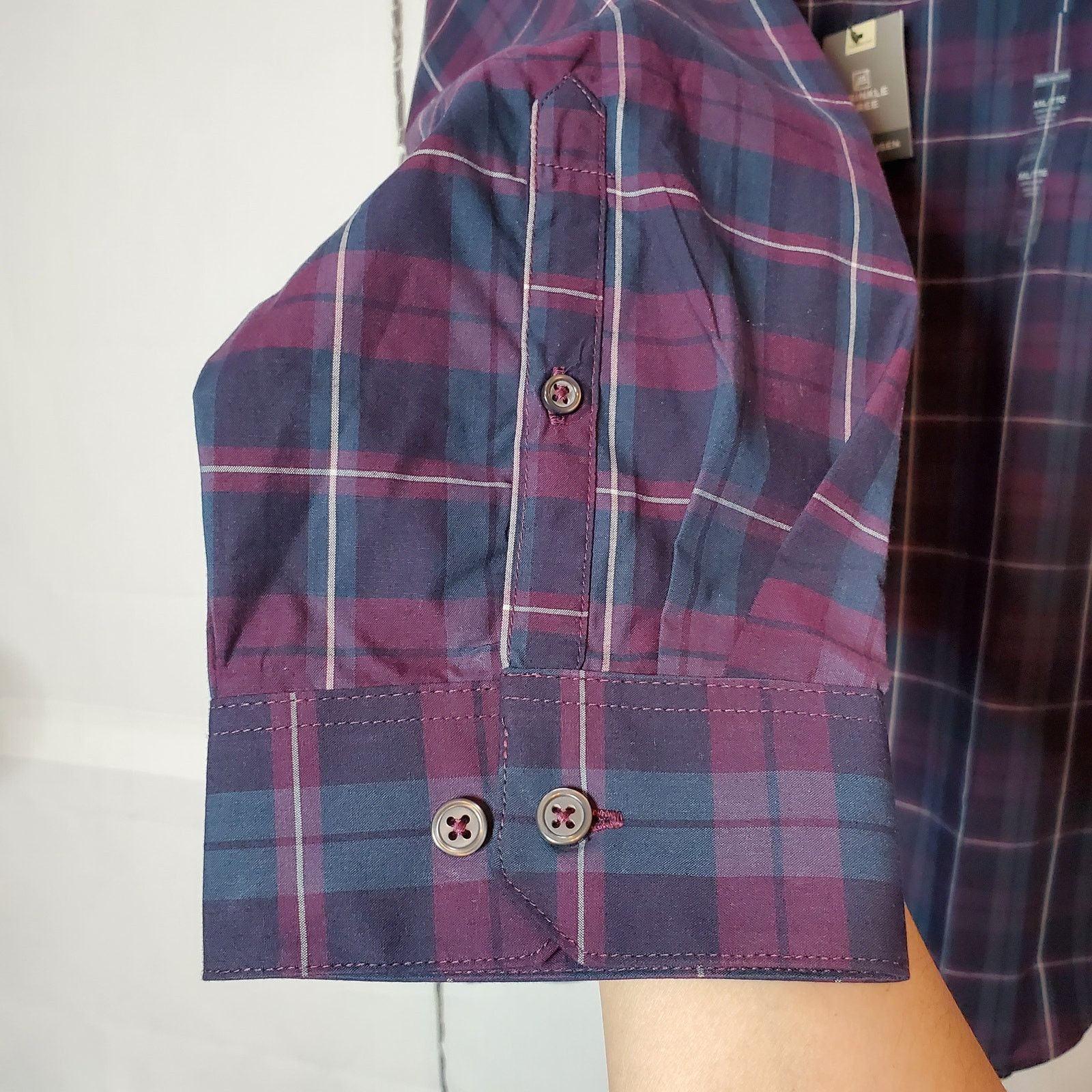 Van Heusen Van Heusen Multicolor Plaid Classic Fit Button Shirt XXL Size US XXL / EU 58 / 5 - 3 Thumbnail