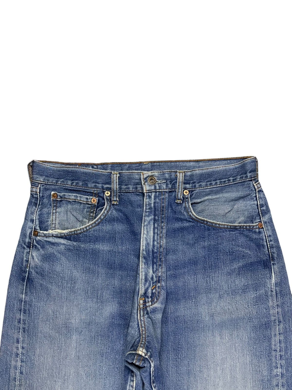 Levi's Vintage 90s Levis 504 Faded Wash Distressed Baggy Jeans Size US 33 - 4 Thumbnail