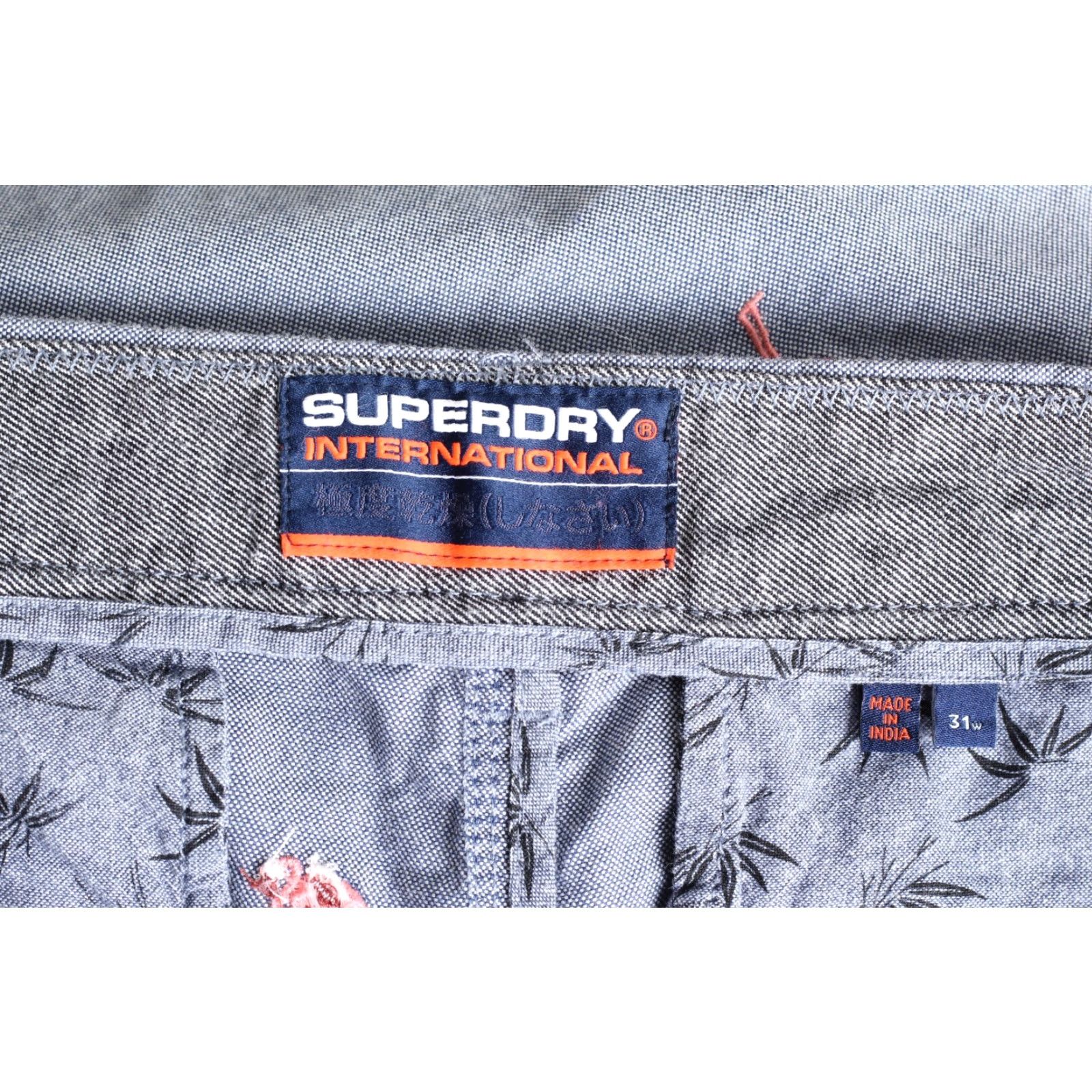 Superdry VINTAGE Superdry Flamingo Stretch Chino Shorts Men 31 Blue DZ6683 Size US 31 - 5 Thumbnail