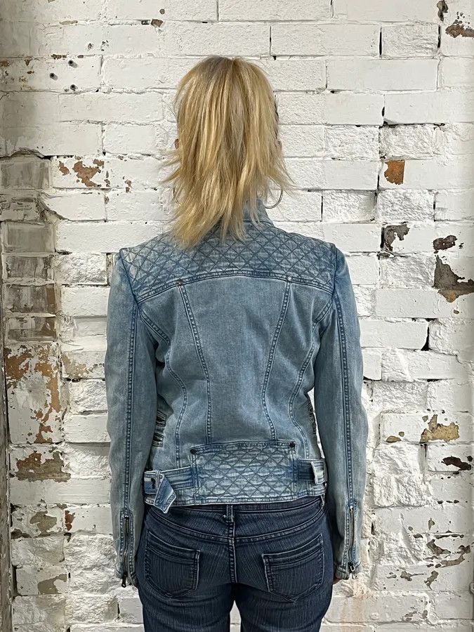 Pierre Balmain 2010s Pierre Balmain Officer Buttoned Blue Denim Jacket Size M / US 6-8 / IT 42-44 - 2 Thumbnail