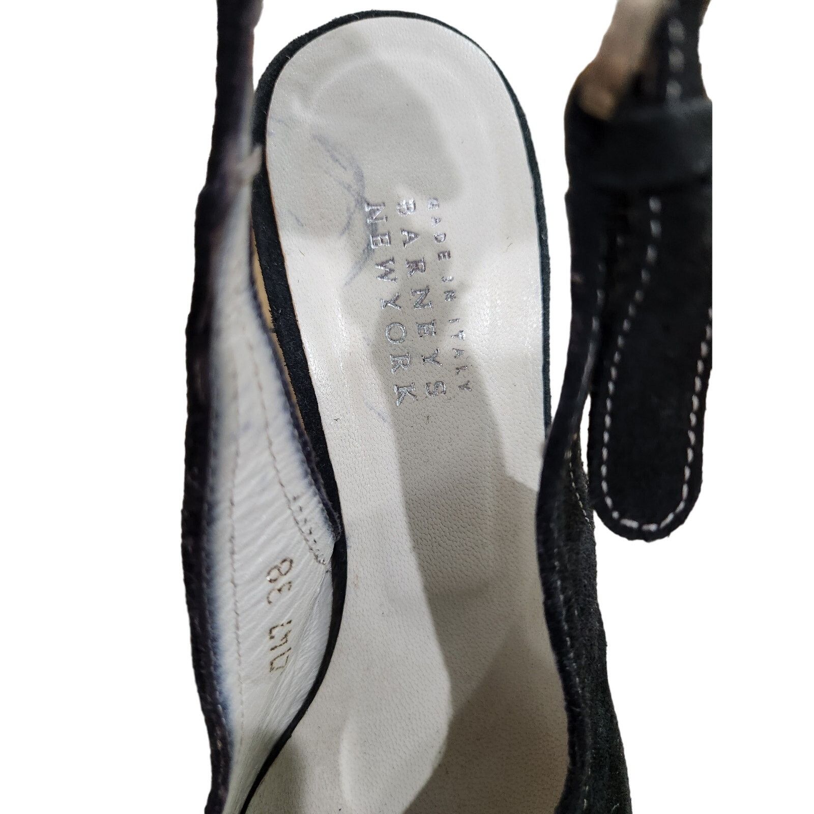 Barneys New York Barneys New York chunky heel open toe - size 38 - 7.5/8 US Size US 8 / IT 38 - 7 Thumbnail