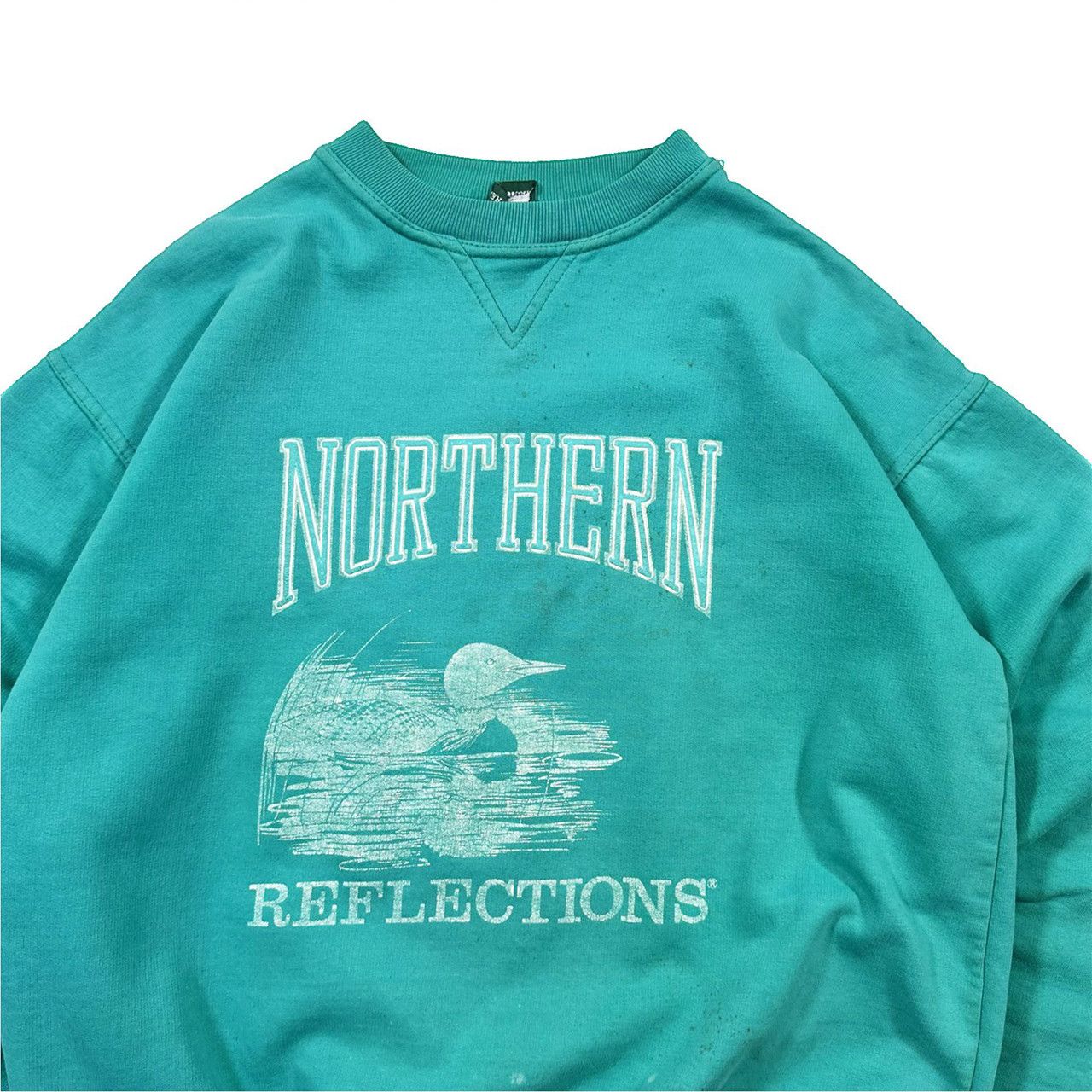 Vintage Vintage Northern Reflections Big Print Graphic Sweater Size US S / EU 44-46 / 1 - 2 Thumbnail