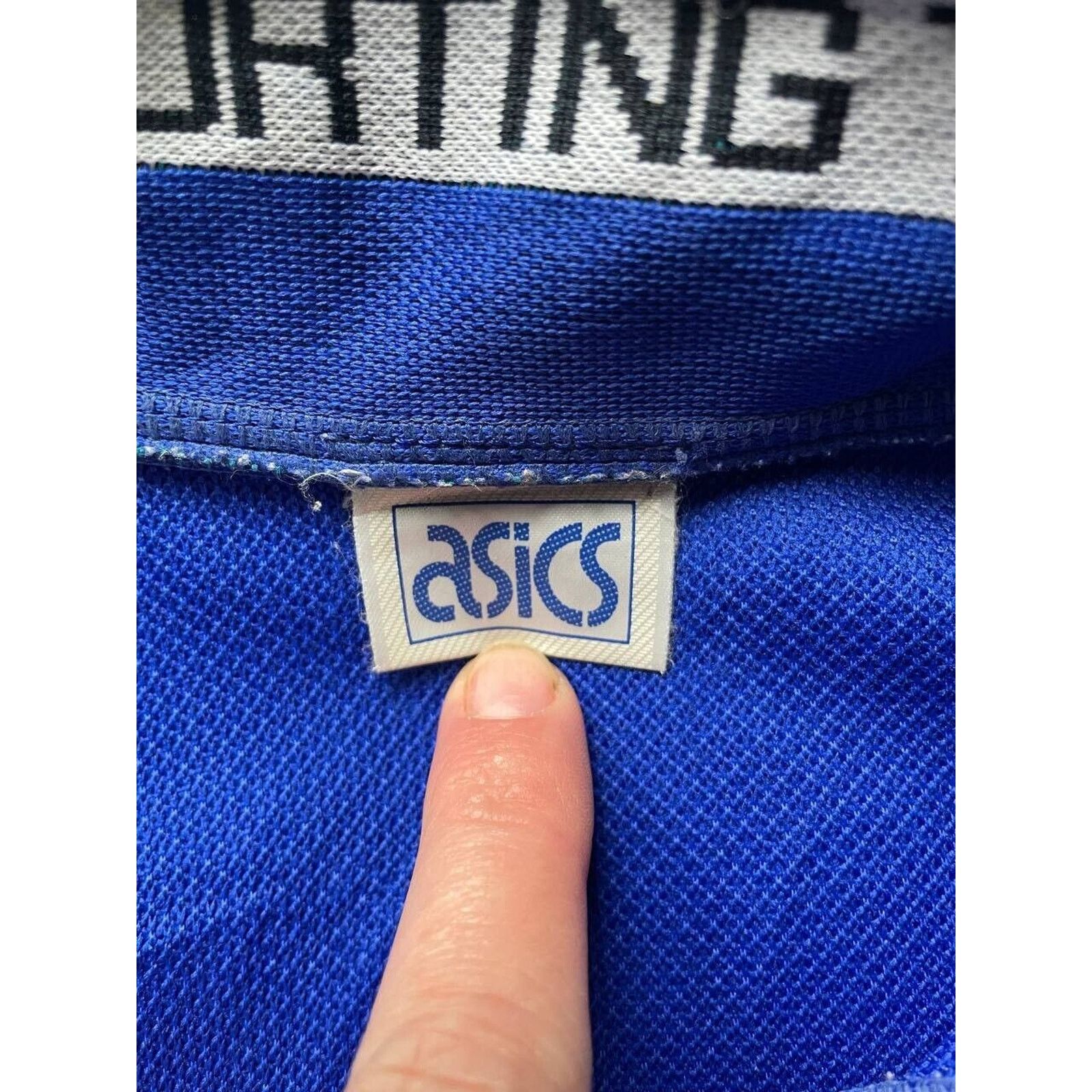 Asics × Vintage Vintage Asics Japan National Team Quarter Zip Sweatshirt Size US S / EU 44-46 / 1 - 6 Thumbnail