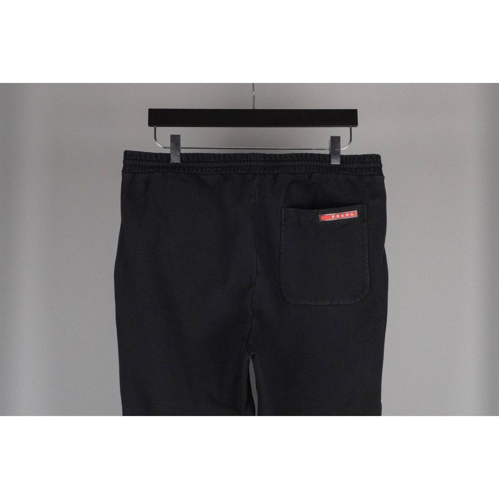 Prada Vintage prada sport red tab logo navy blue jogger pants Size US 36 / EU 52 - 4 Thumbnail