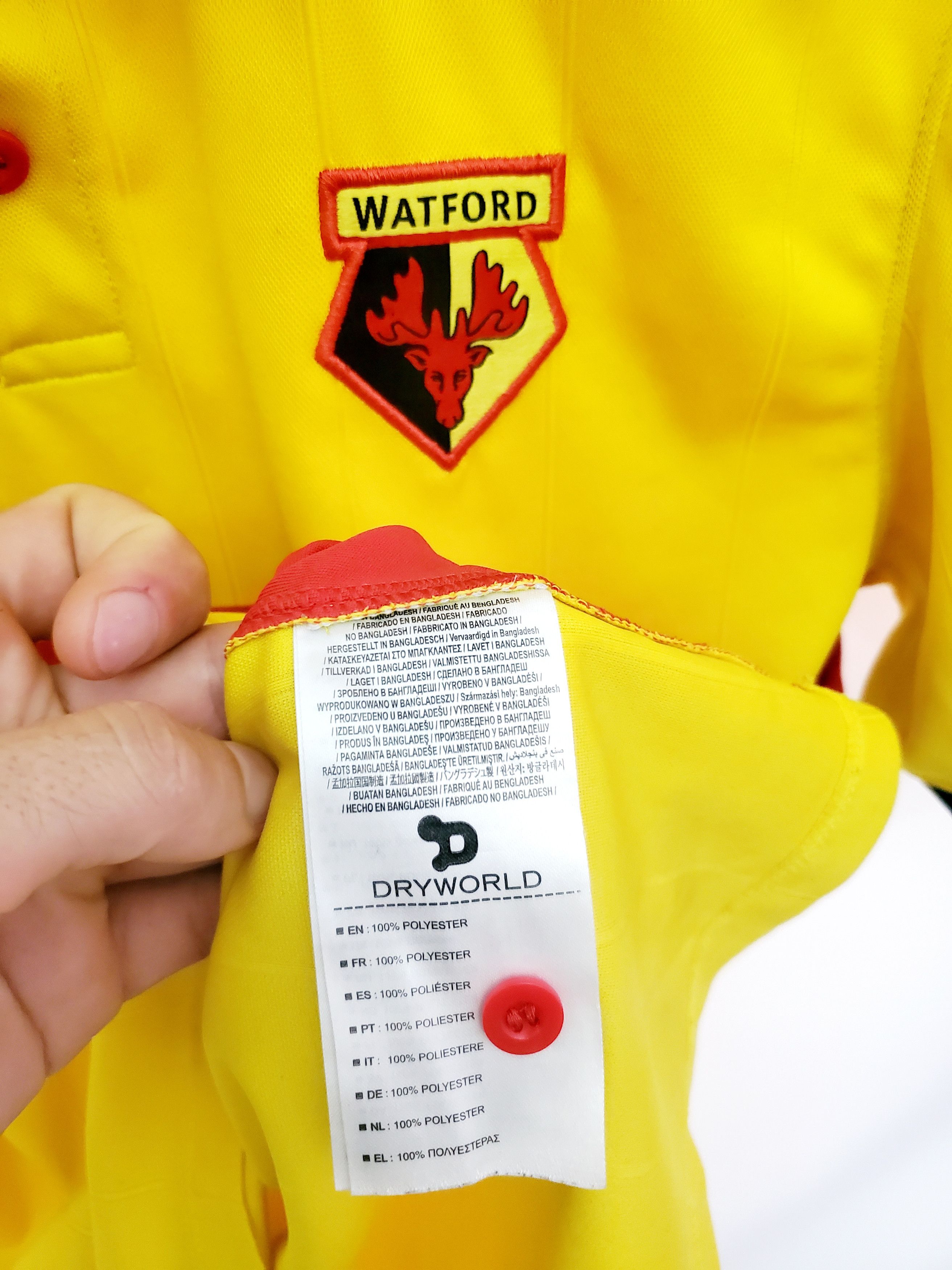 Other 2016-17 Watford Home soccer jersey size S Size US S / EU 44-46 / 1 - 5 Thumbnail