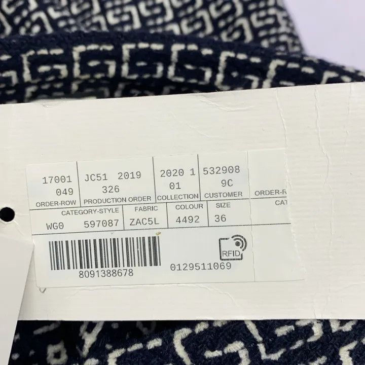 Other Gucci Checked High-Waisted Midi Skirt-2507 Size 35" - 4 Thumbnail