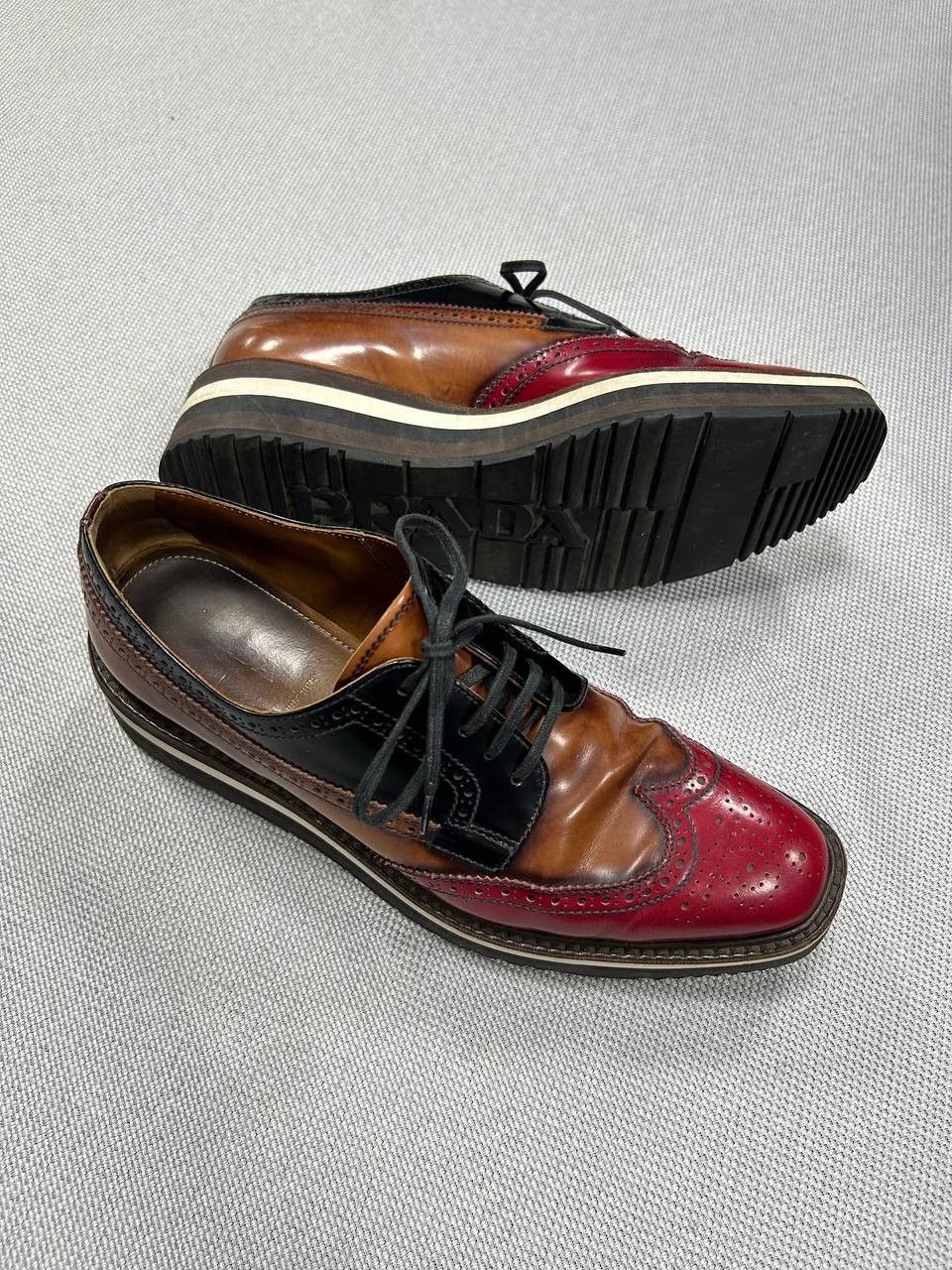 Prada Prada Platform Derby Shoes Size US 7 / EU 40 - 4 Thumbnail