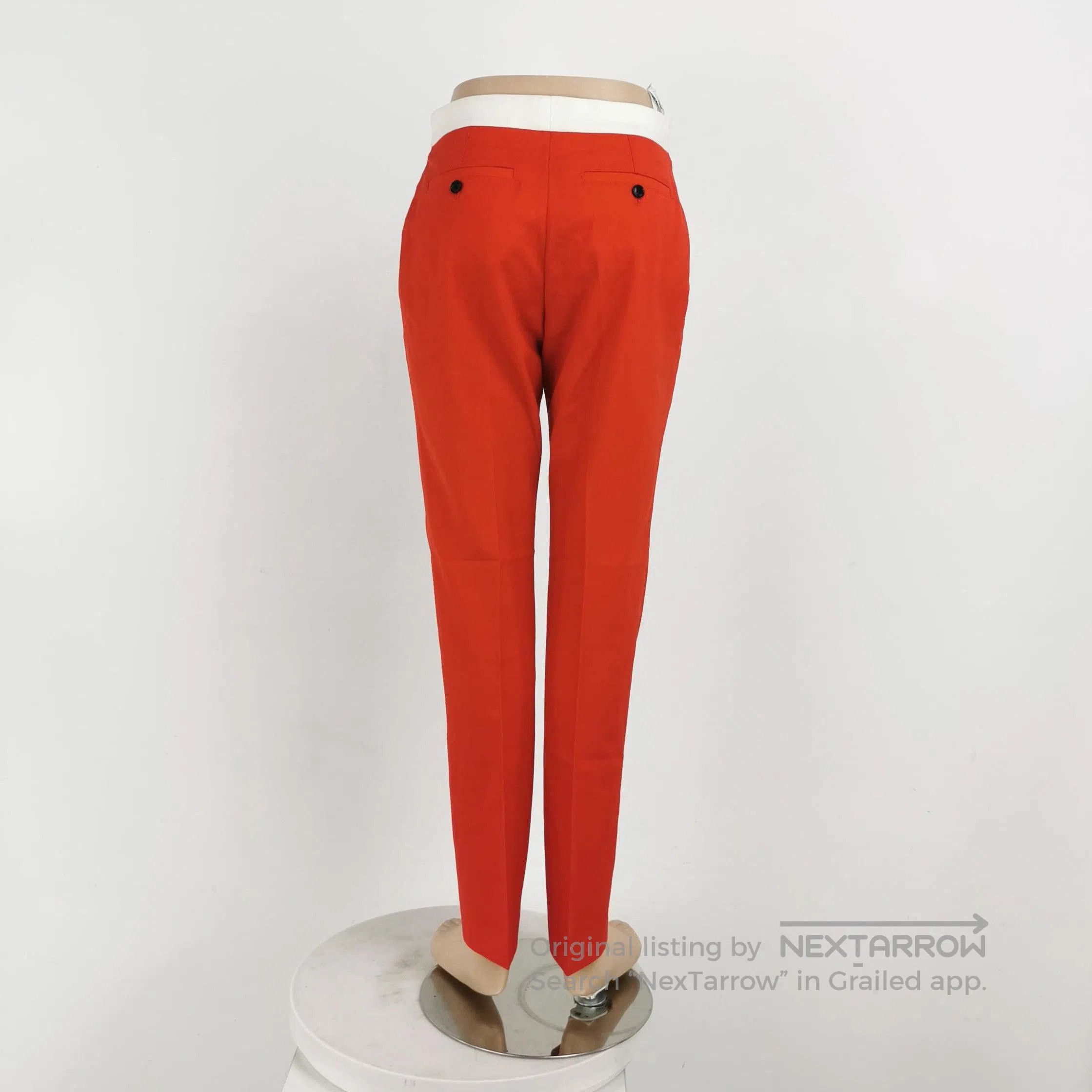 Burberry Burberry Tailored Red Wool Trousers Size 34 . Size US 34 / EU 50 - 3 Thumbnail